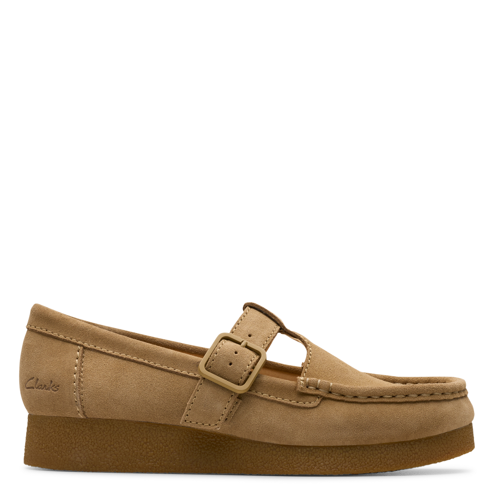 Leren loafers CLARKS Beige