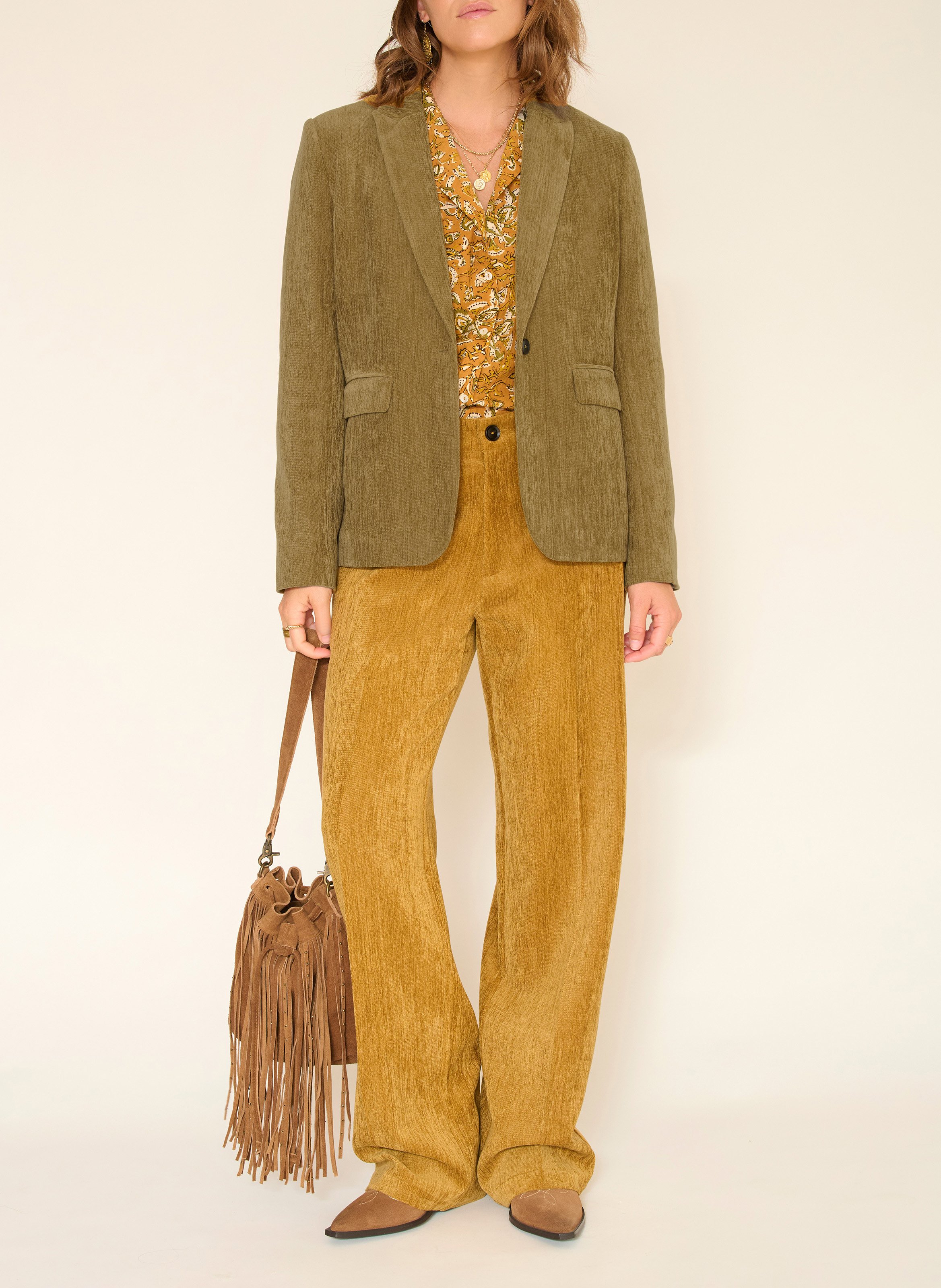 Veste col tailleur  MKT Marron