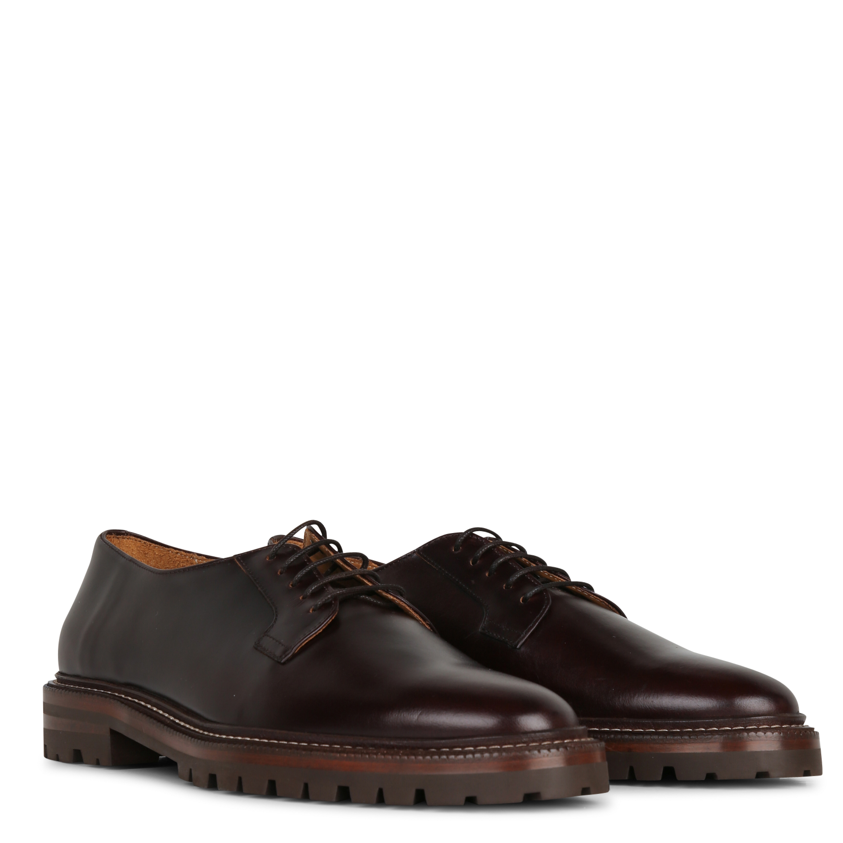 Derbies en cuir BOBBIES Marron