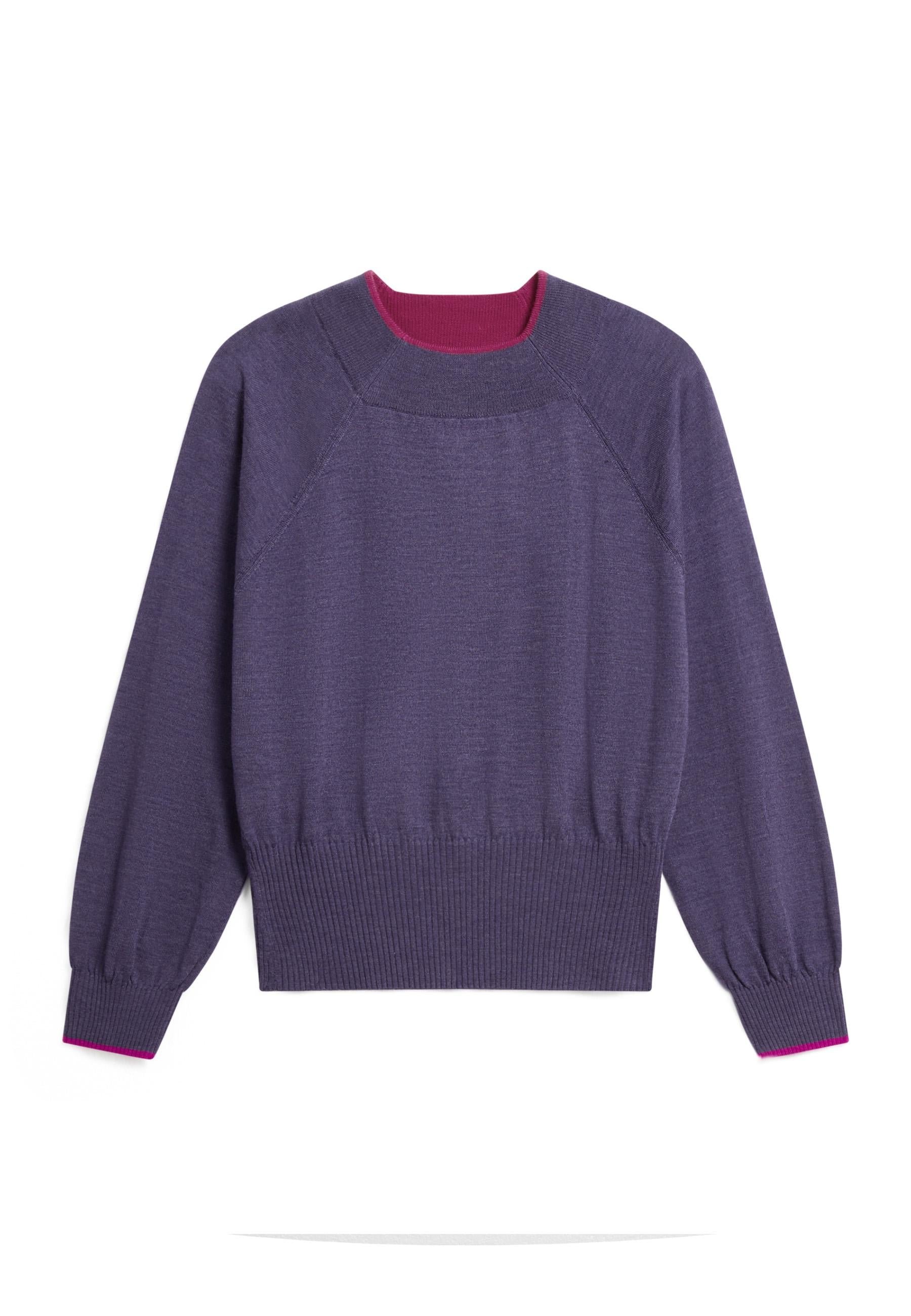 Merino wool sweater RODIER Purple