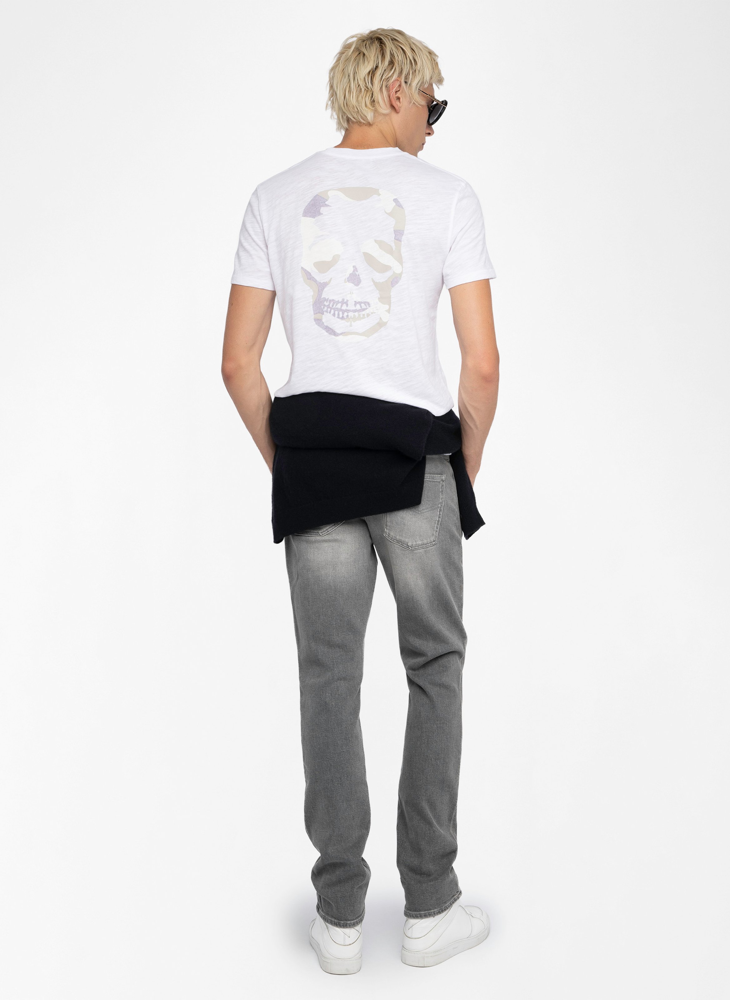 Regular-fit round-neck cotton T-shirt ZADIG&VOLTAIRE White