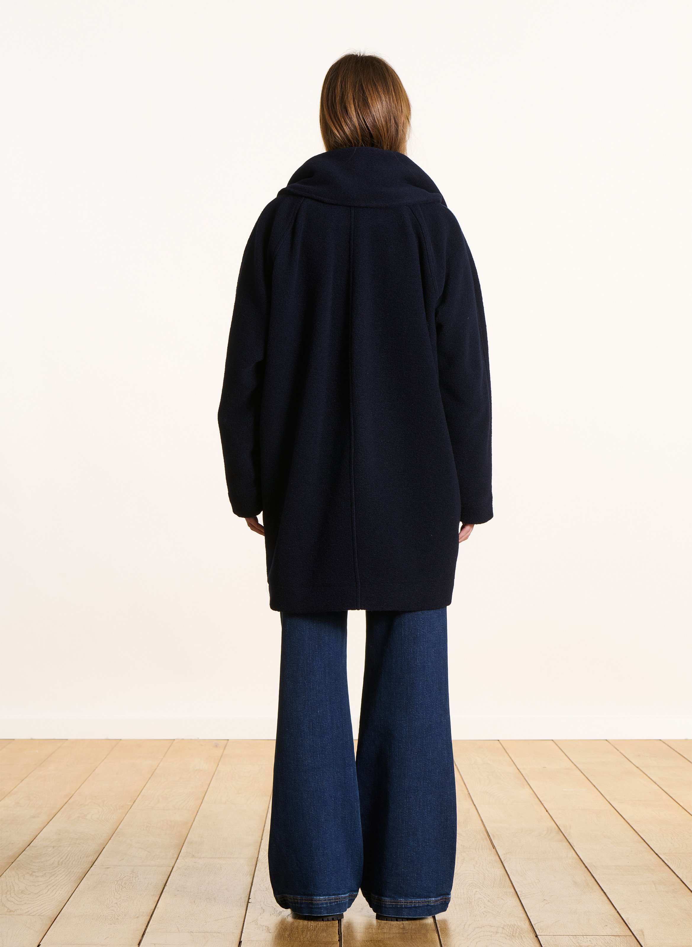 Mantel mit Stehkragen LA FEE MARABOUTEE Blau