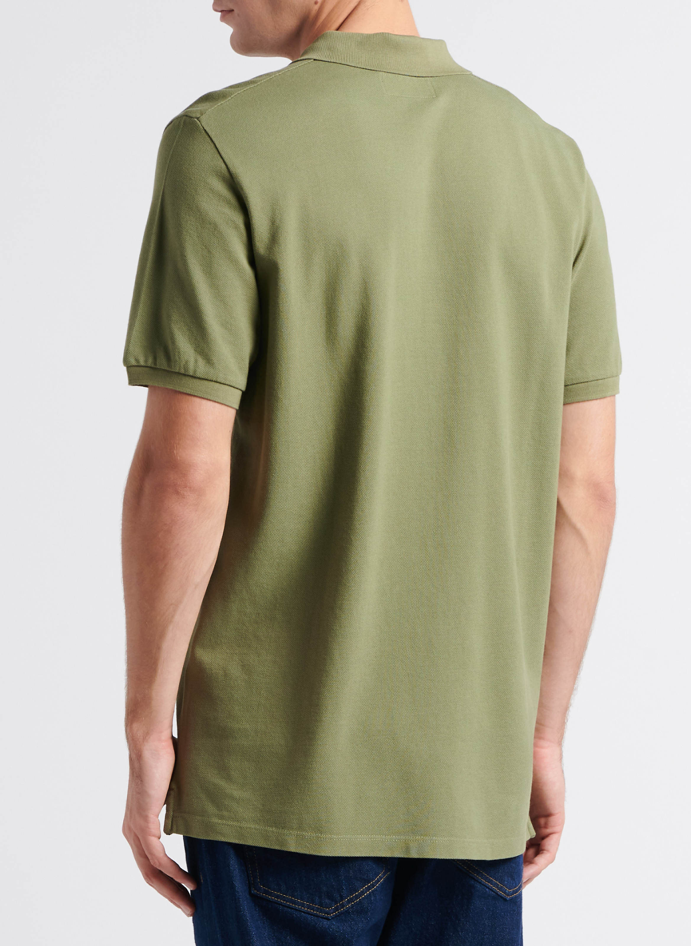 Regular-fit, katoenen polo MARC O'POLO Groen