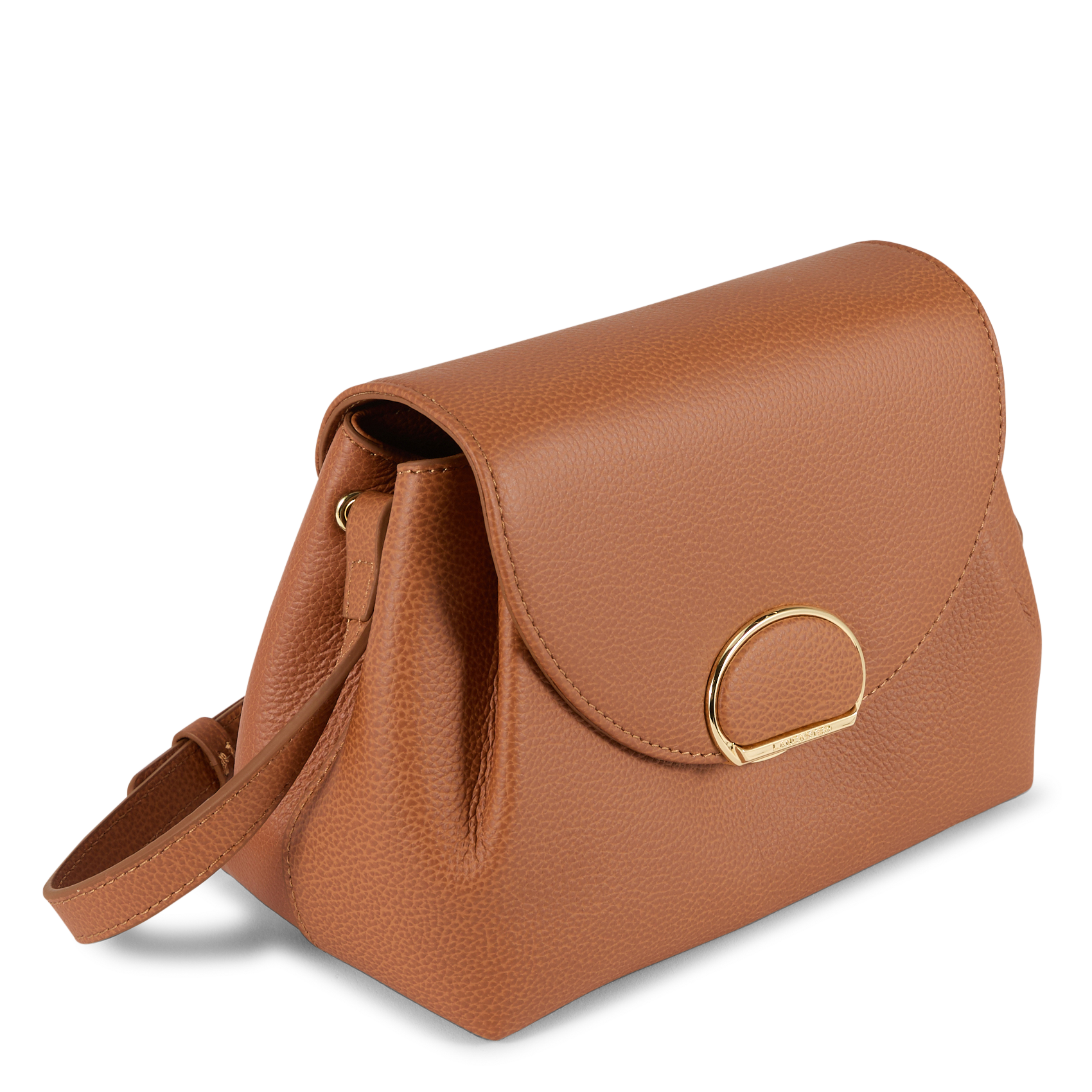 Sac bandoulière en cuir LANCASTER PARIS Marron