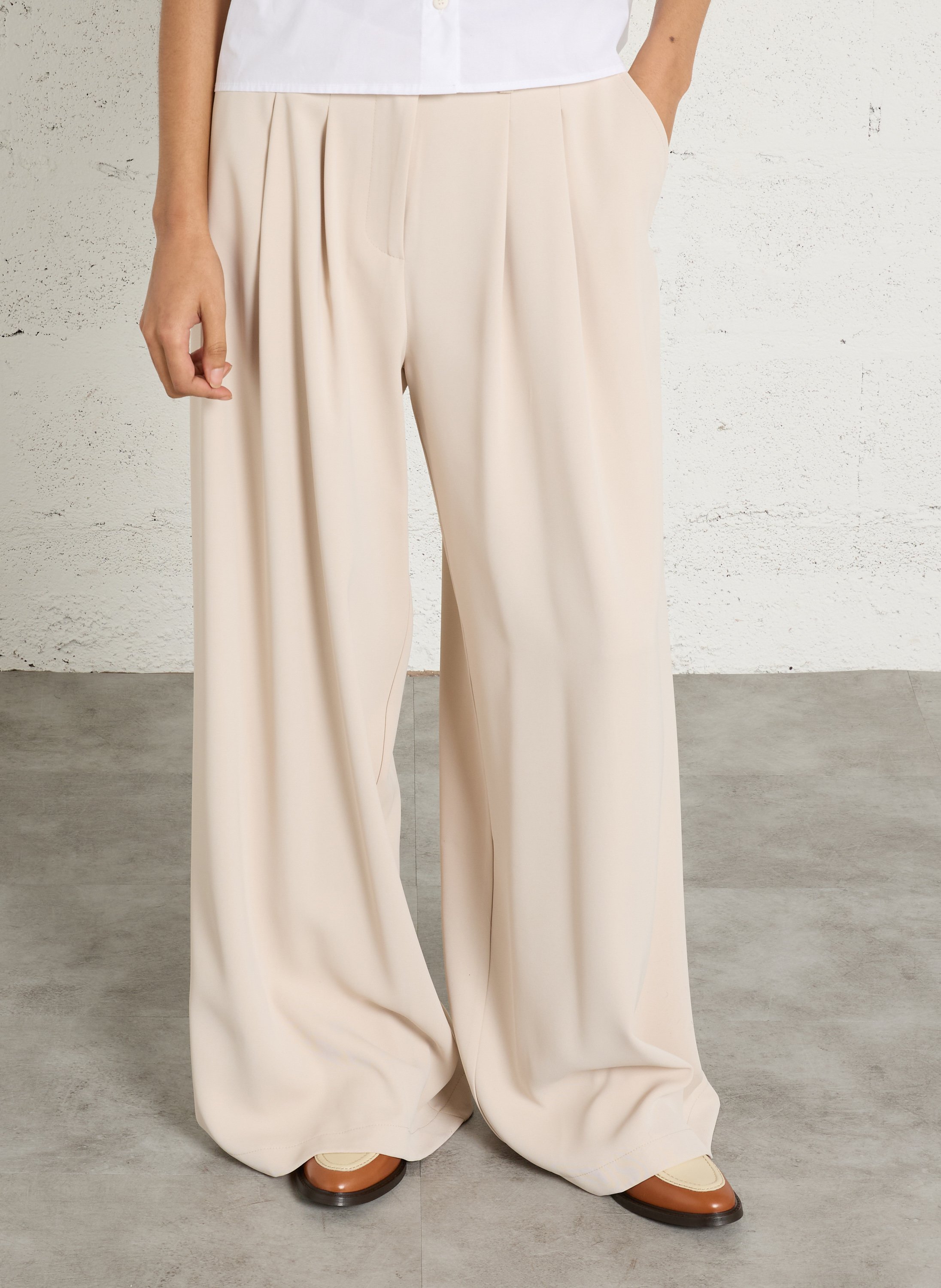 Weite Bundfaltenhose PLEASE