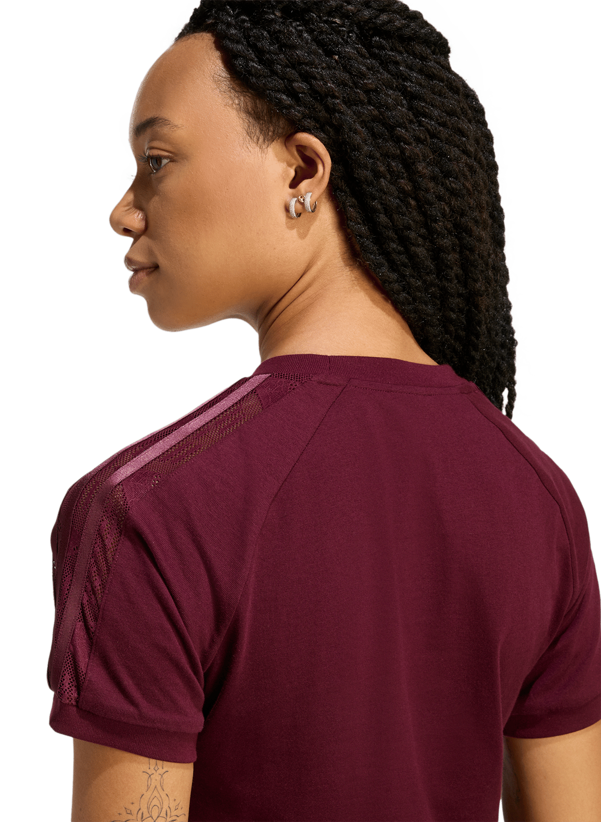 Effen T-shirt ADIDAS Rood