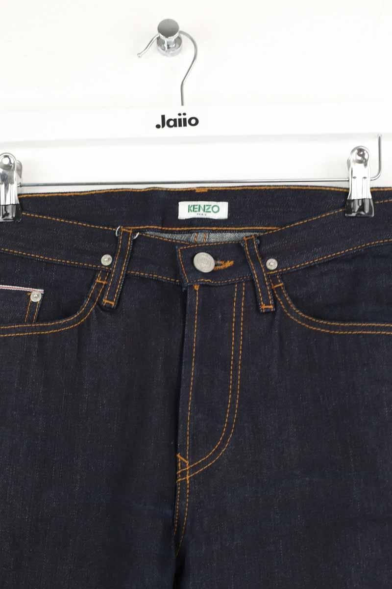 Jean droit KENZO - SECONDE MAIN Bleu
