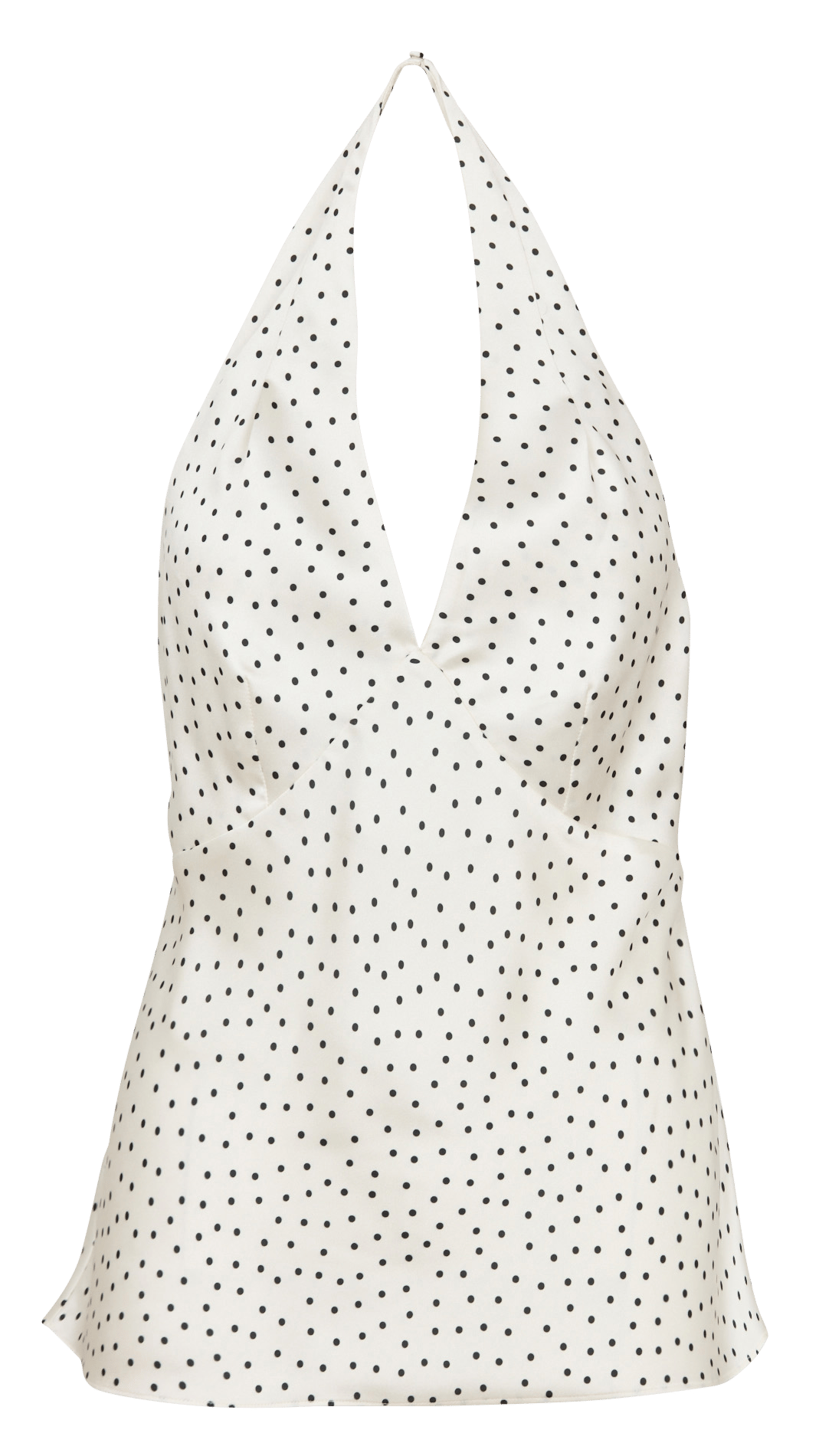 Gerade geschnittenes Top mit V-Ausschnitt und Print ZAPA Weiss