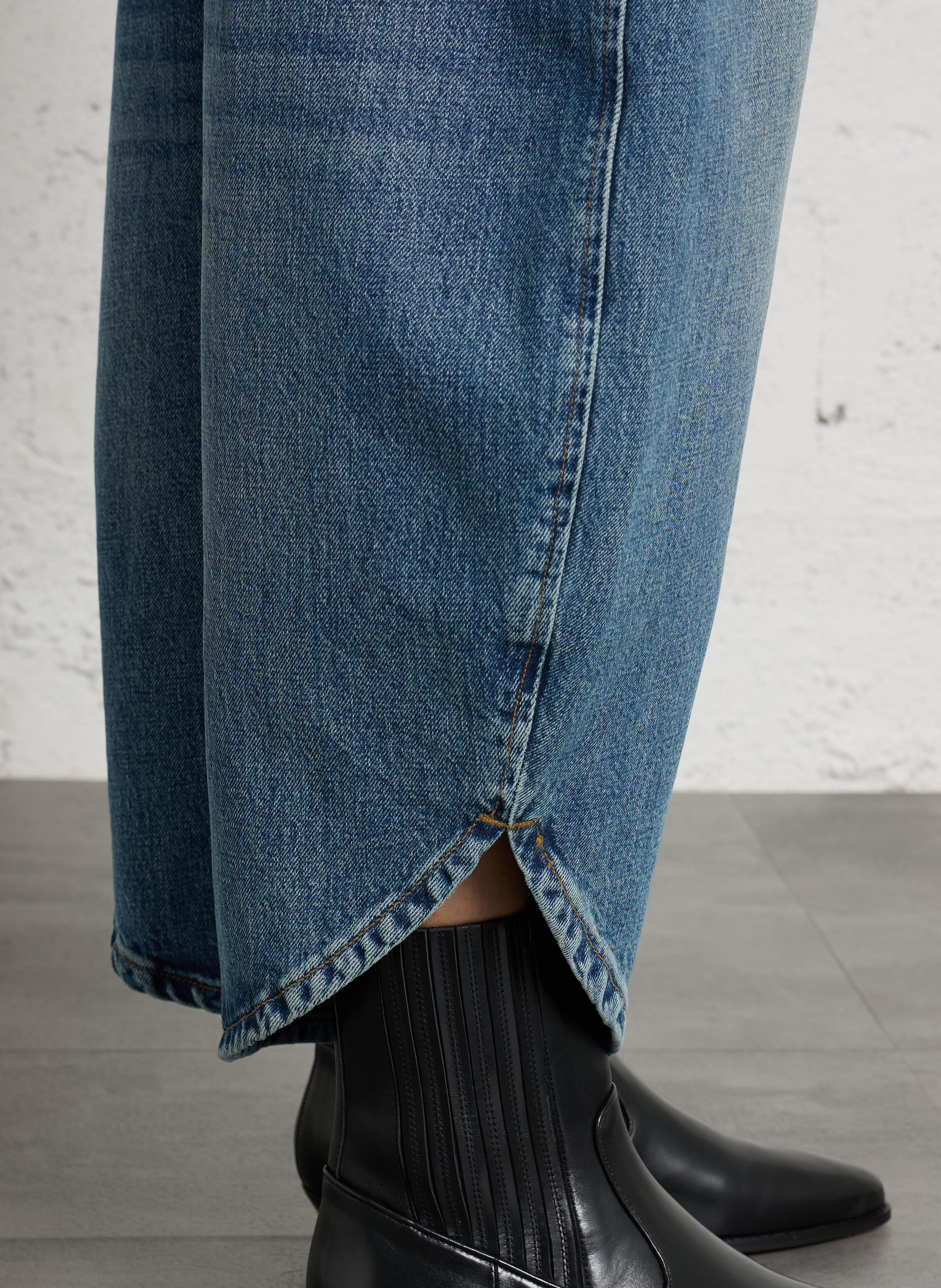 Weite Jeans mit Waschungseffekt LIU JO Blau