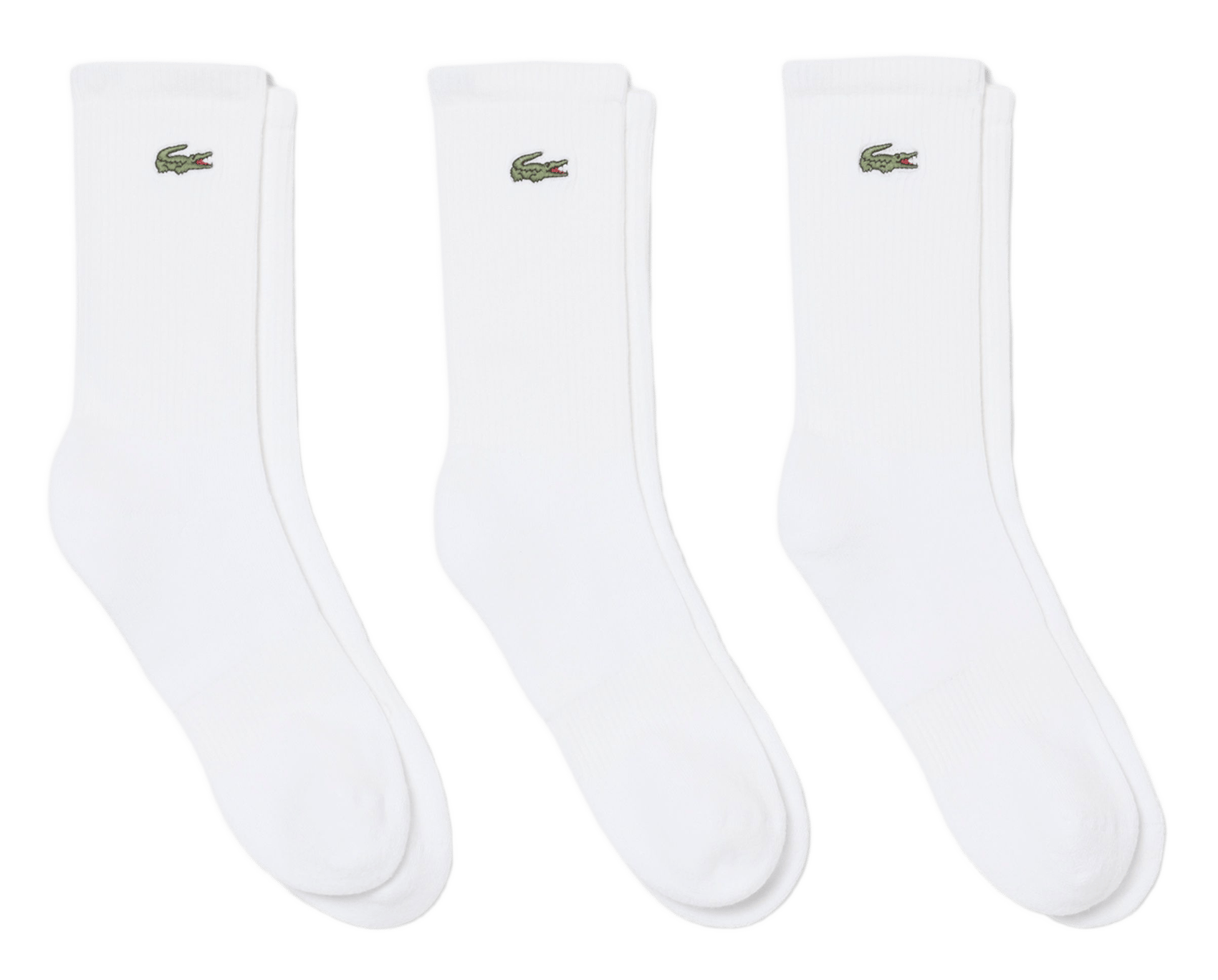 Set of 3 pairs of ribbed cotton blend socks LACOSTE