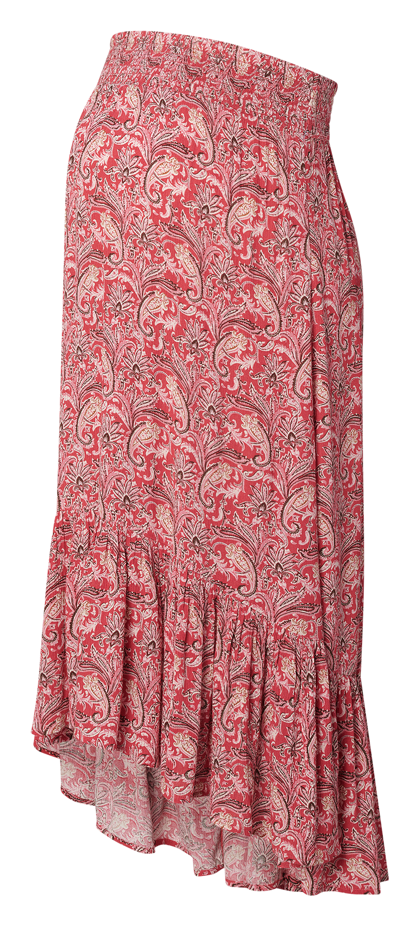Jupe longues de grossesse imprimée  NOPPIES Rouge