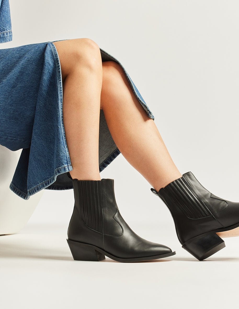 Ankle boots ODAJE EX. M.MOUSTACHE Black
