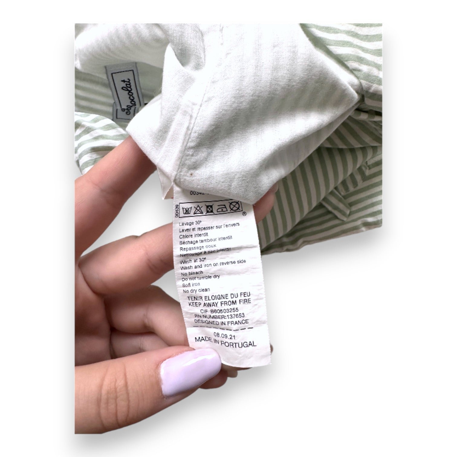 Green baby overalls - 6 months TARTINE ET CHOCOLAT - seconde-main Green