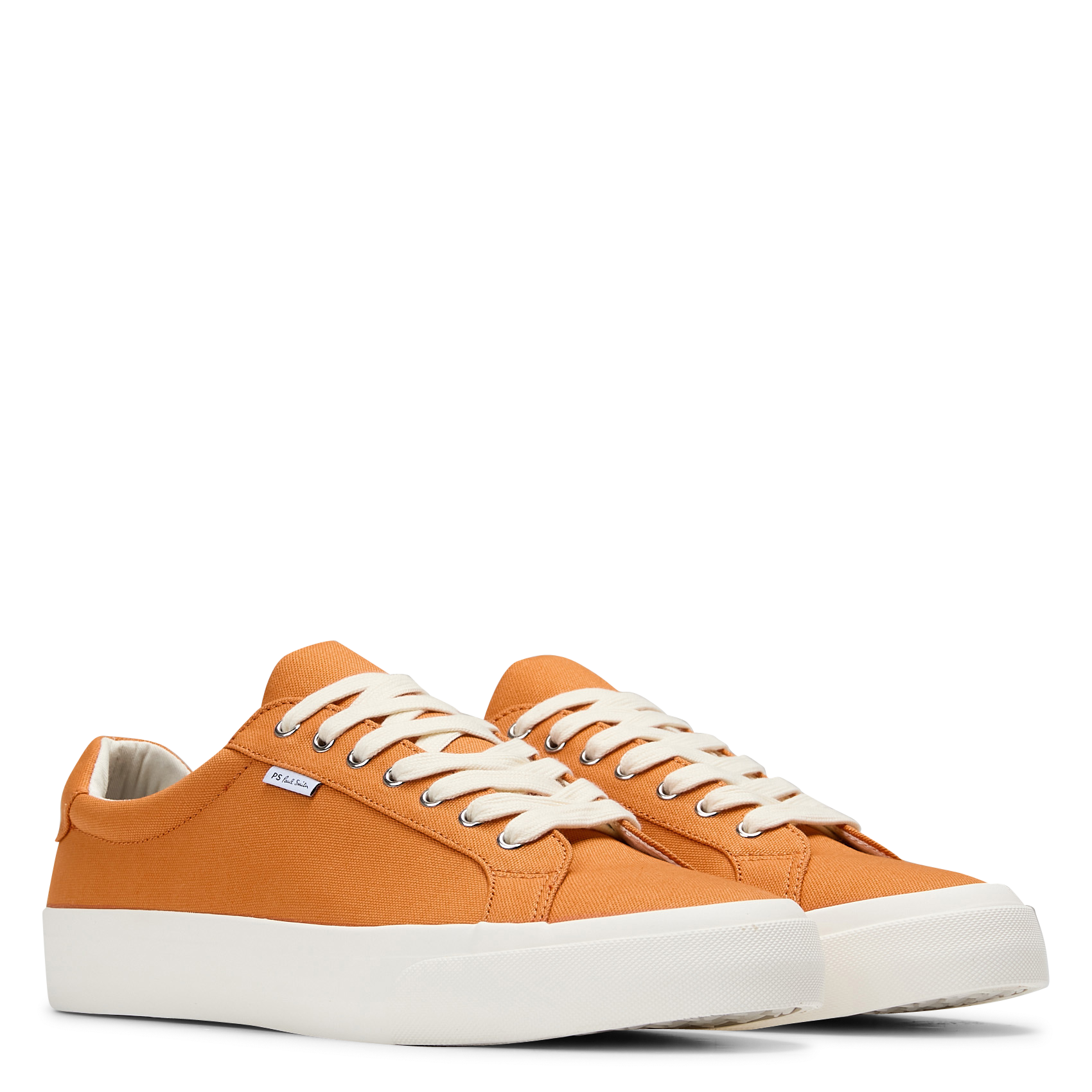 Classic low-top canvas sneakers Orange