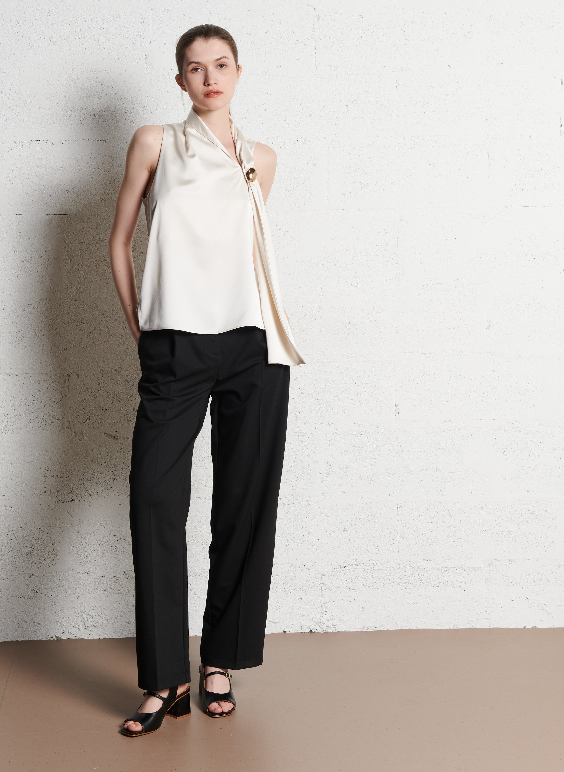 Palazzo pants IMPERIAL Black