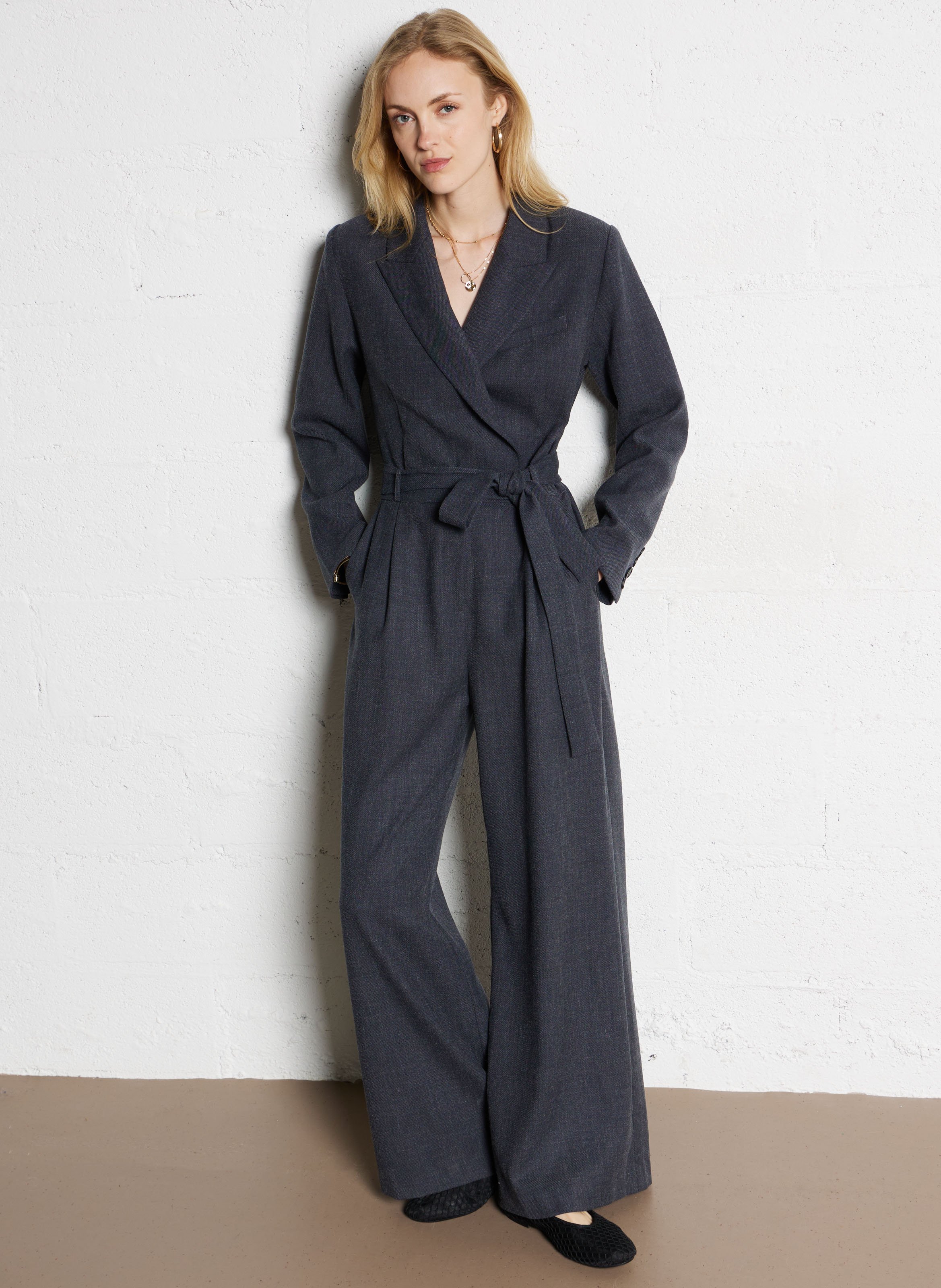 Combinaison col tailleur  SUNCOO Noir