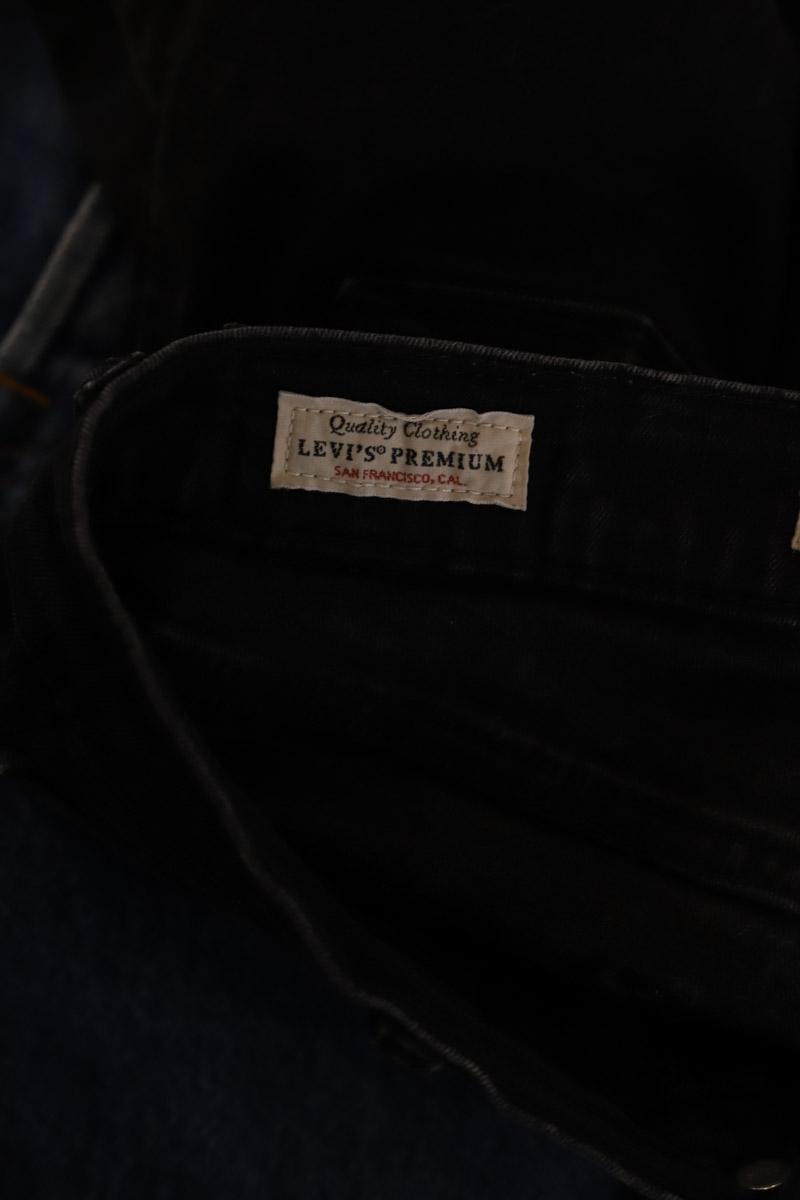 Cotton skinny jeans LEVI'S - Seconde main Black