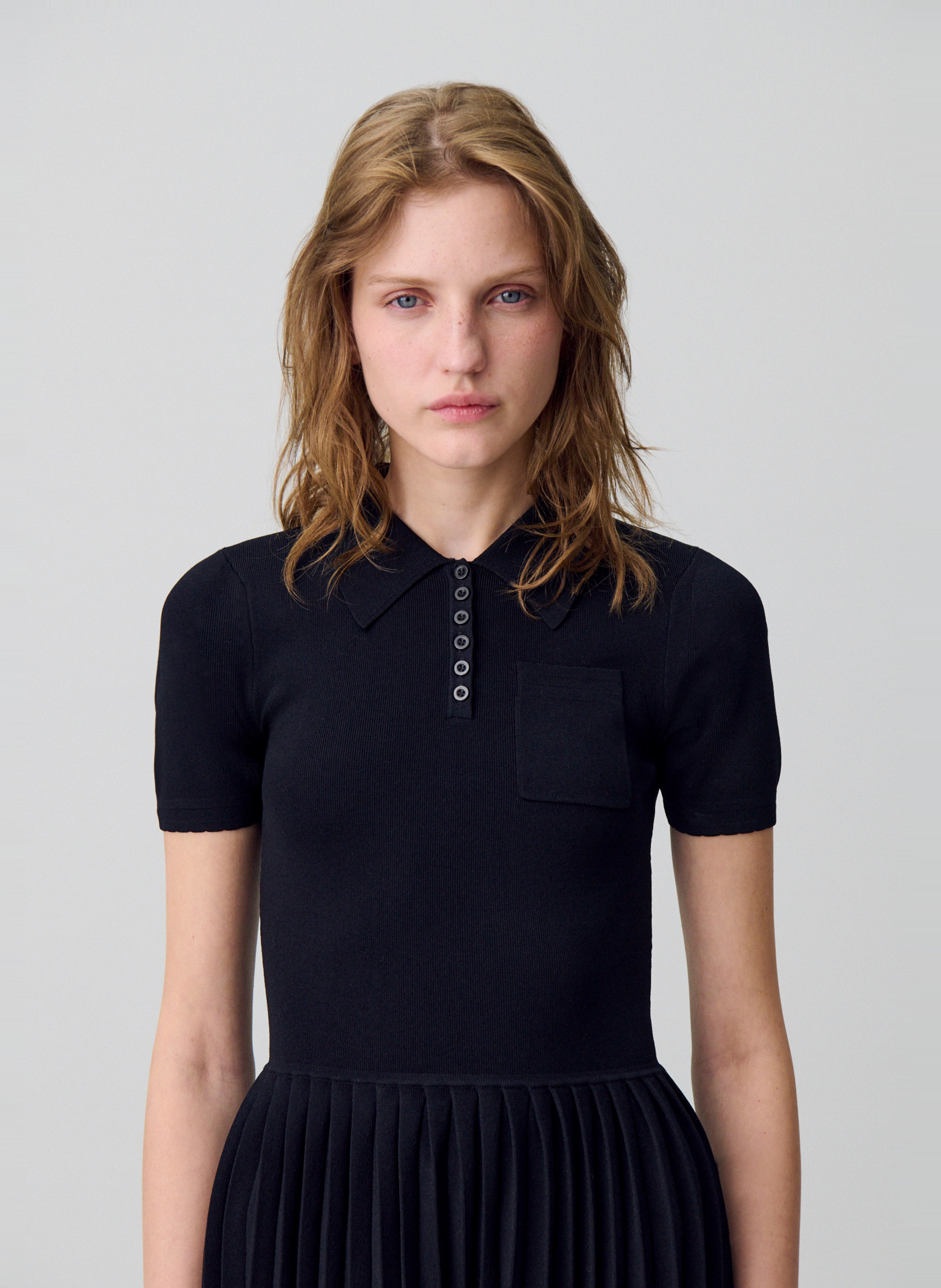 Short floral print dress CLAUDIE PIERLOT Black