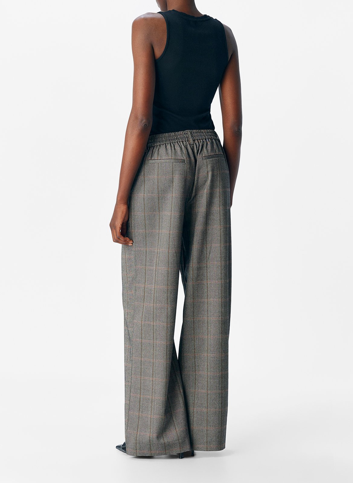 Wijde broek OBJECT Zwart