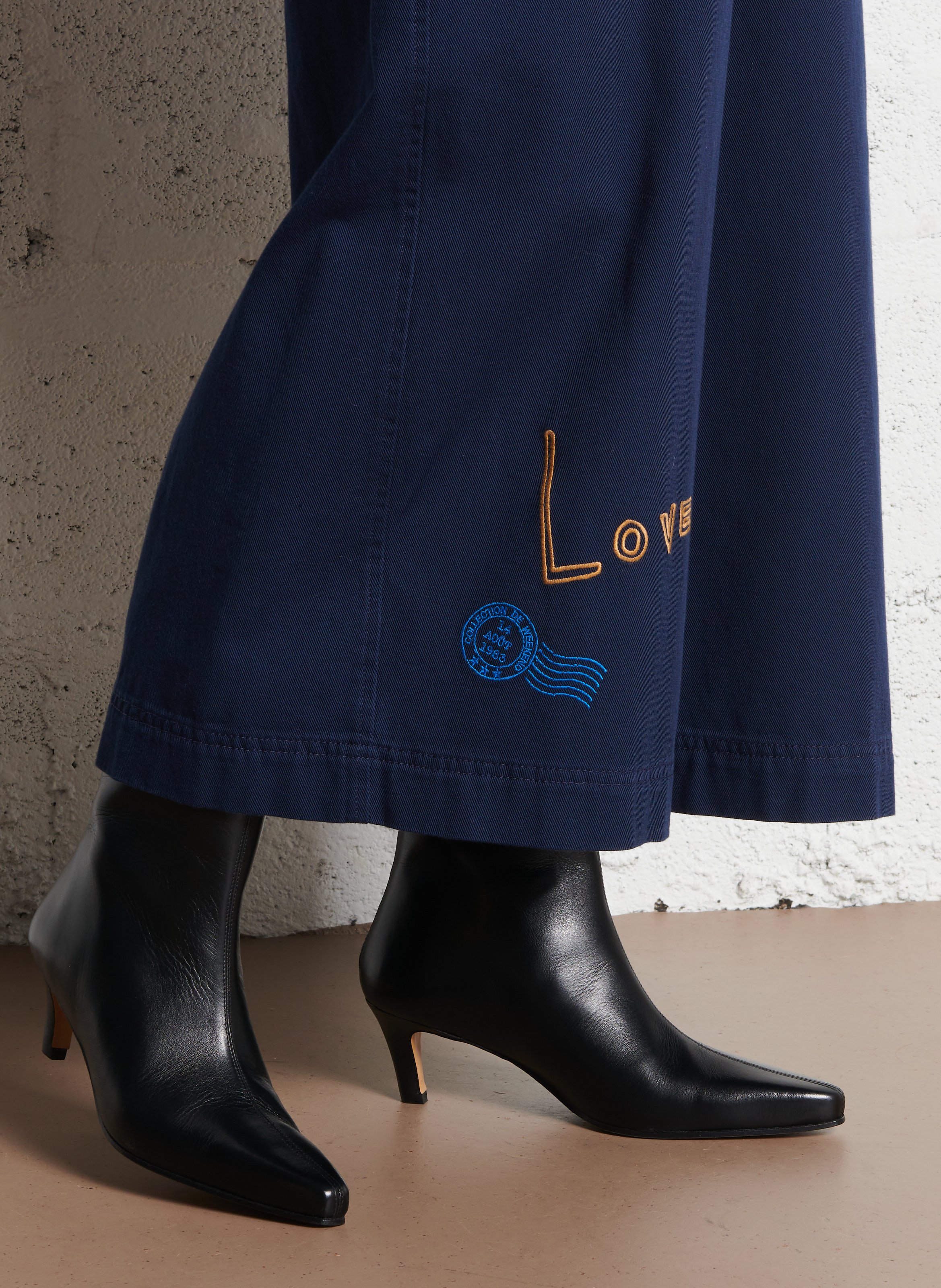 Bottines en cuir RIVECOUR Noir