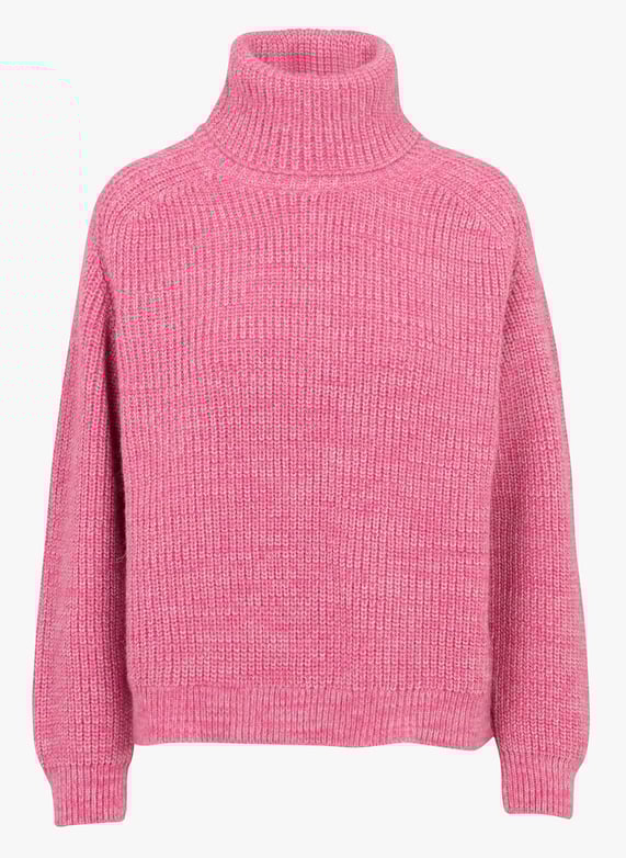 Rosa Antico Maglia Rosa Collo Alto NUBLE- MAGLIA ROSA ANTICO