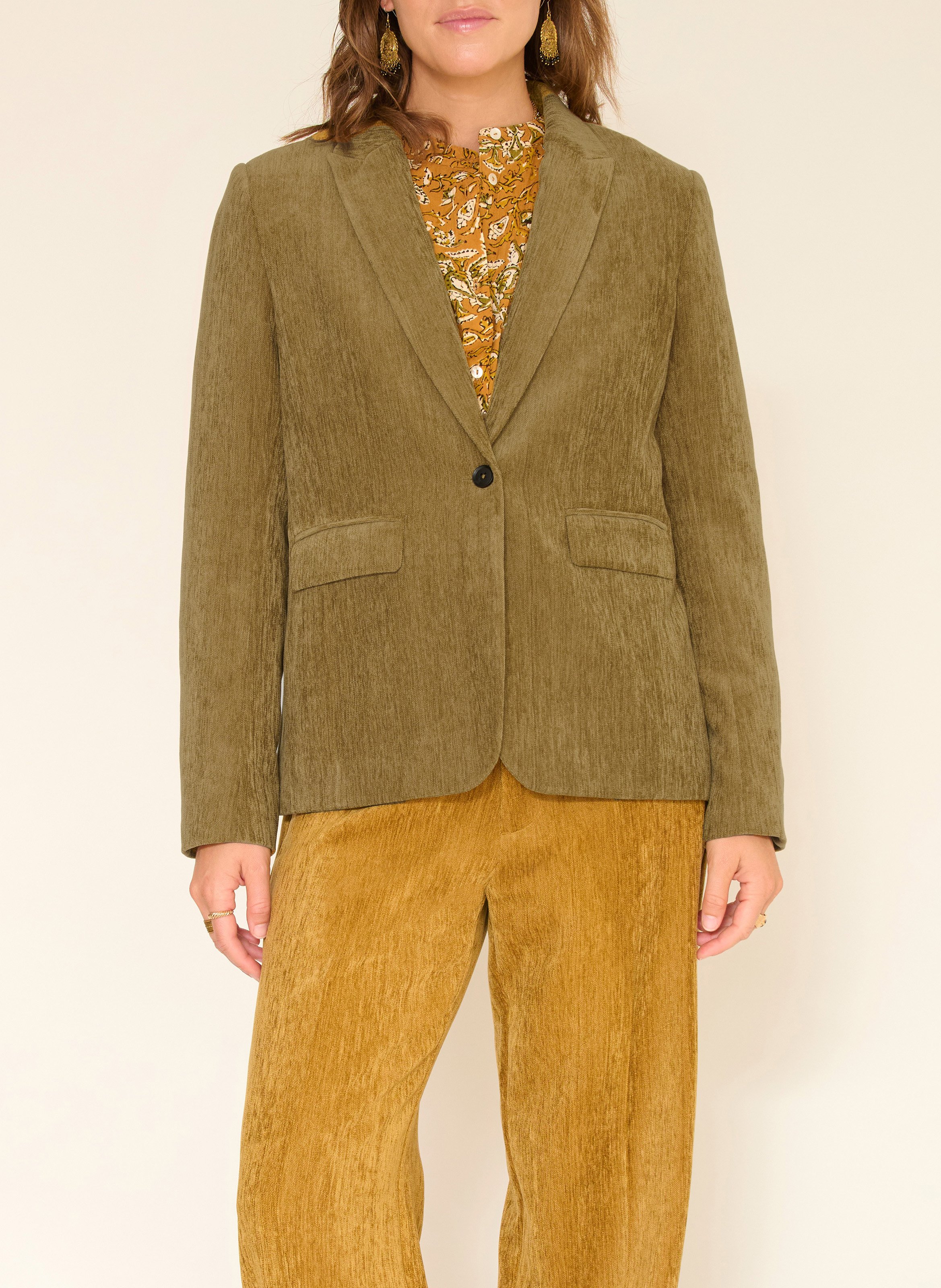 Veste col tailleur  MKT Marron