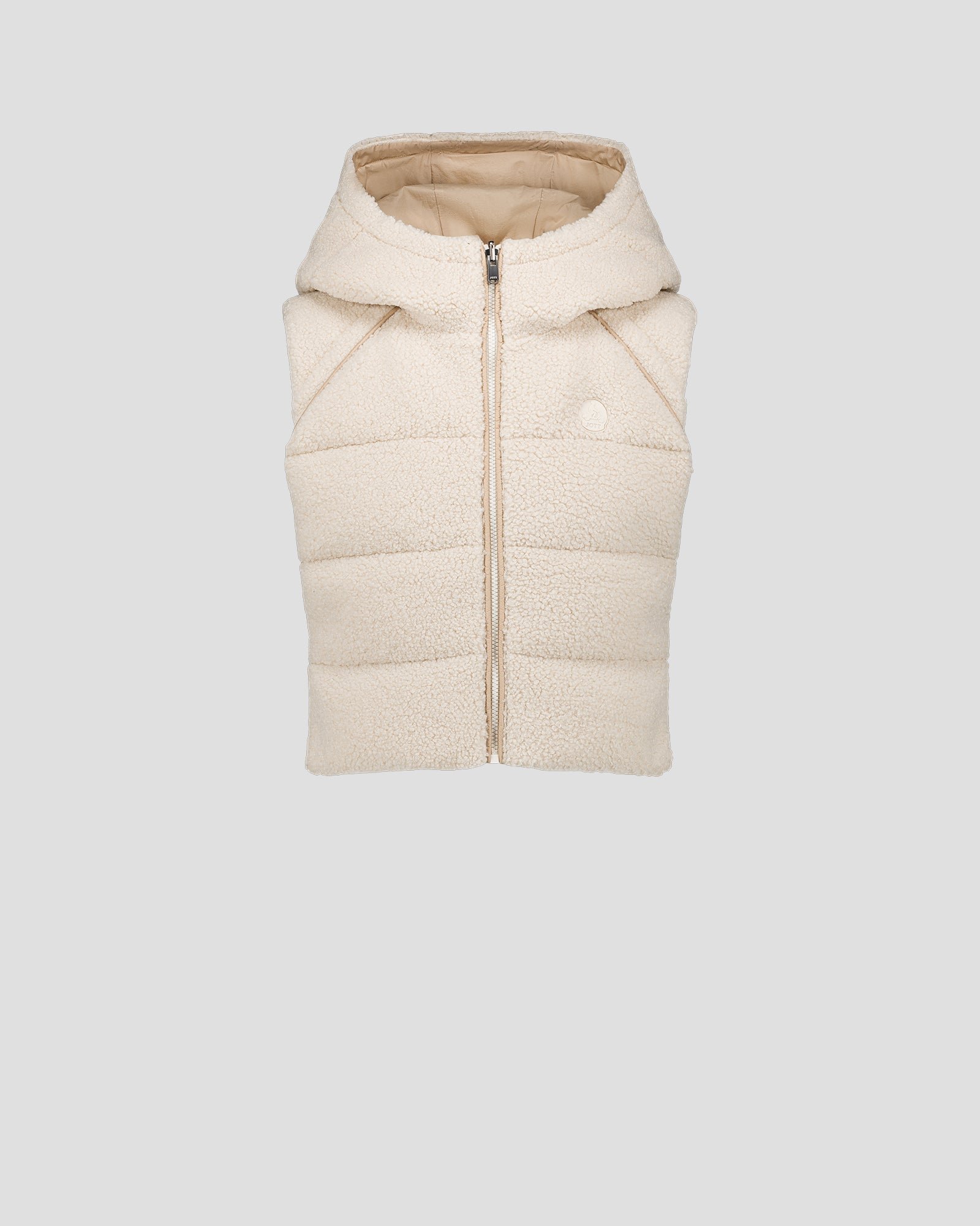 Sherpa hooded jacket JOTT White