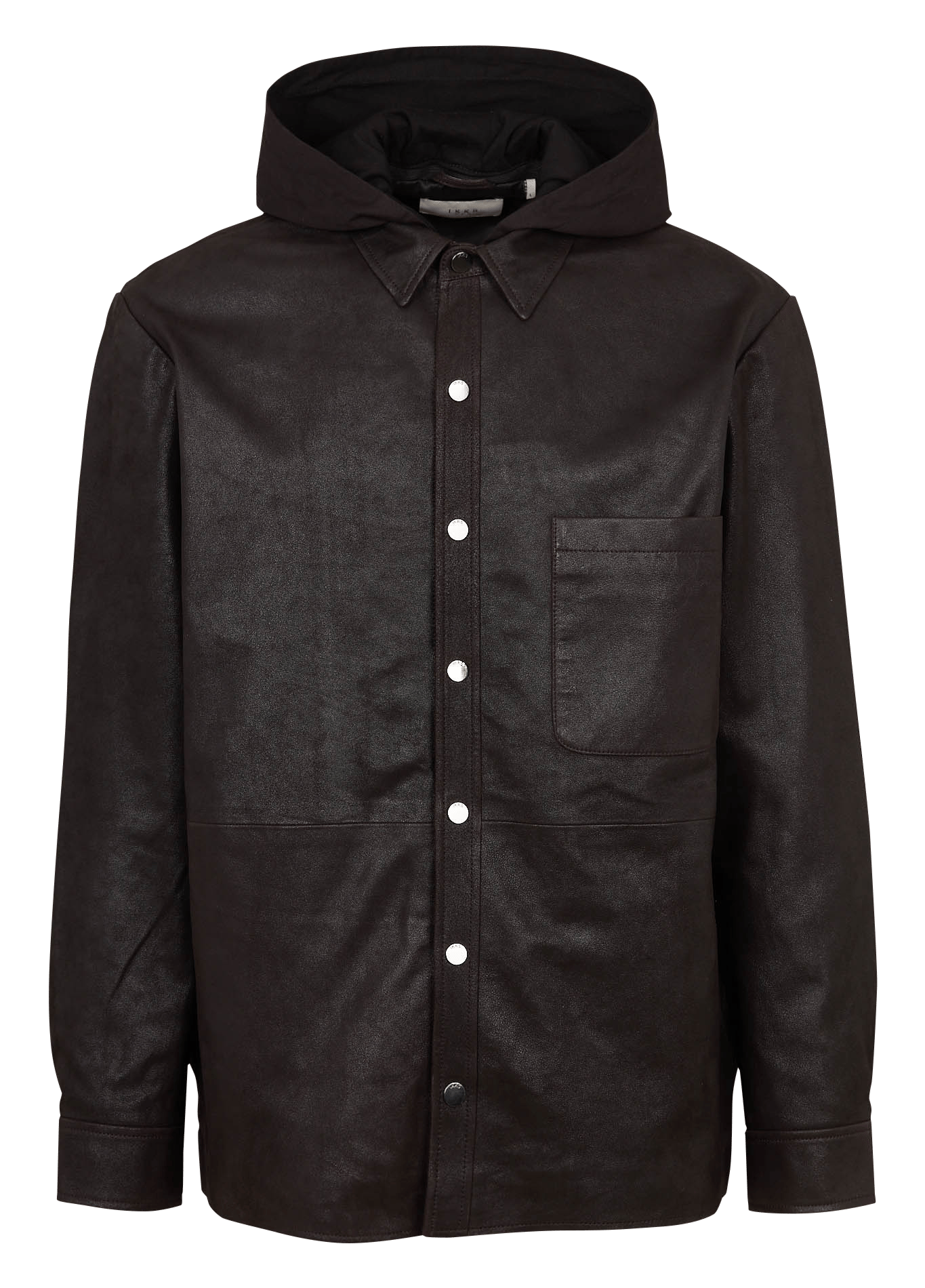 Blouson droit en coton IKKS Marron