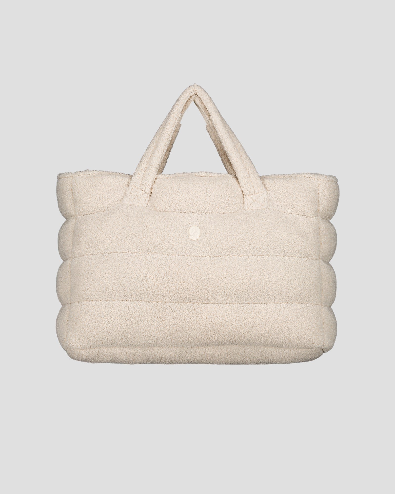 Maxi totebag Leina Sherpa JOTT White