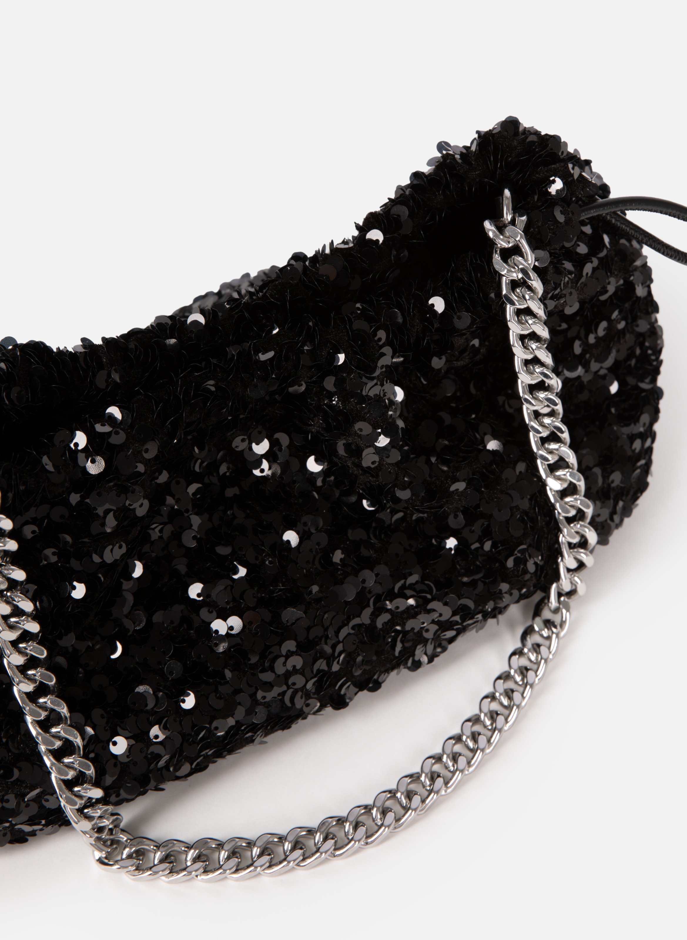 Sequin Taylor bag THE KOOPLES Black