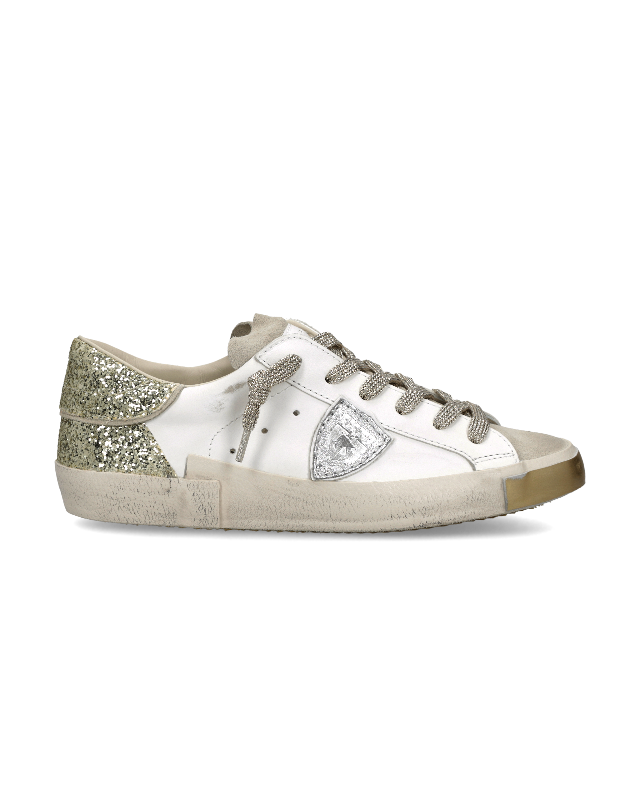 Tennis sneakers. PHILIPPE MODEL Golden