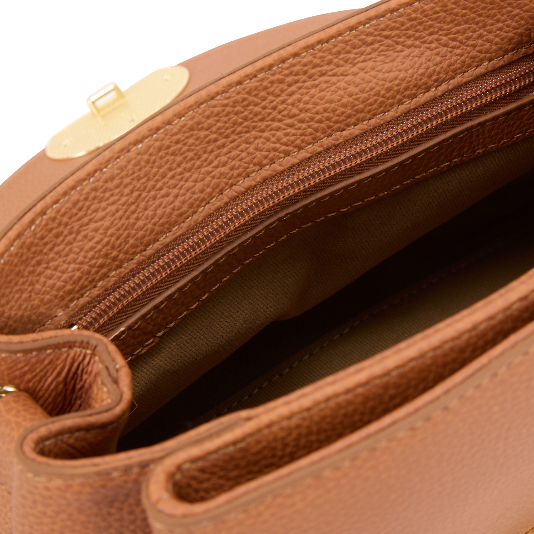 Sac bandoulière en cuir LANCASTER PARIS Marron