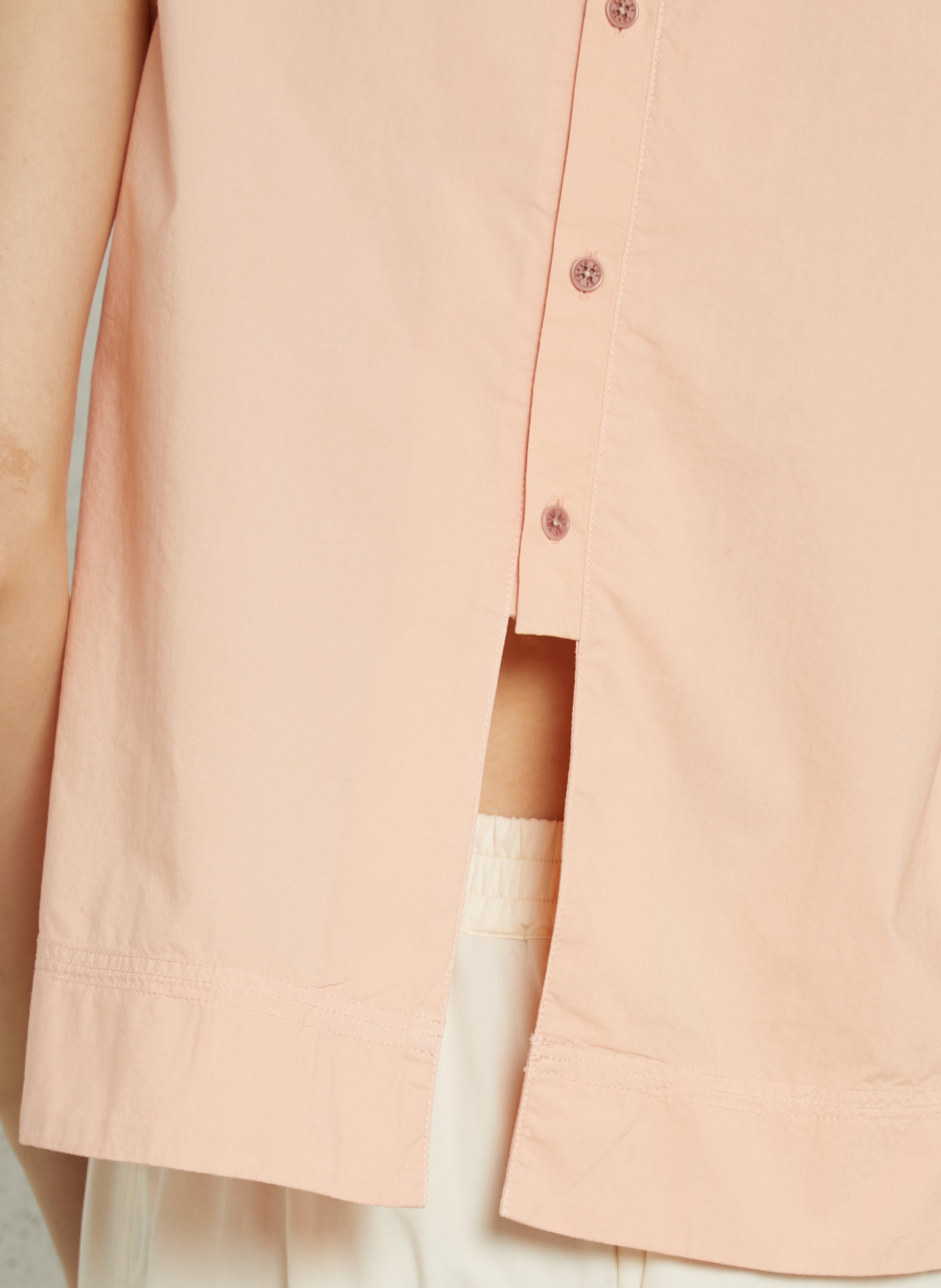 Weites Rundhals-Top aus Bio-Baumwolle RUE DE TOKYO Rosa