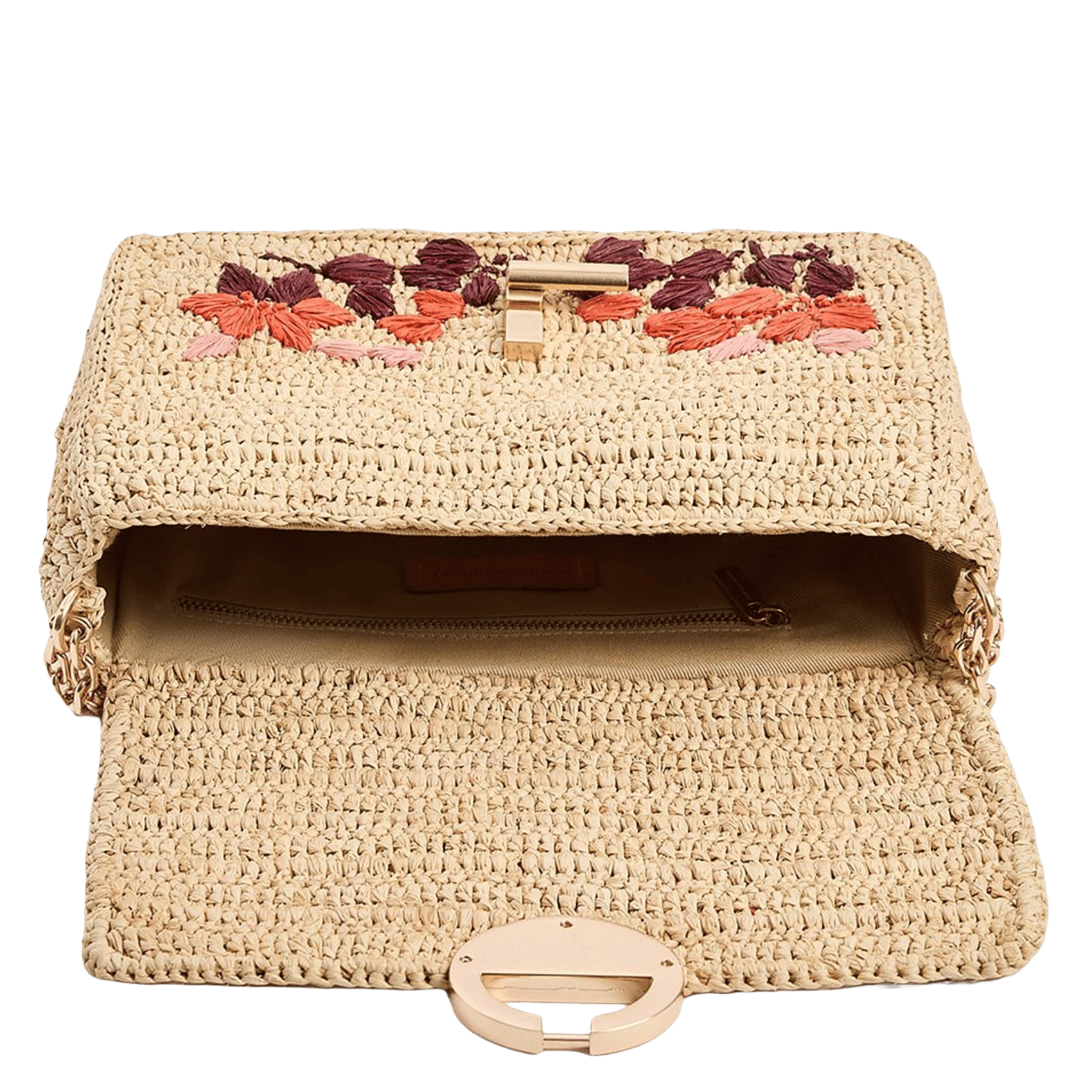 Pochette en raphia VANESSA BRUNO Multicolore