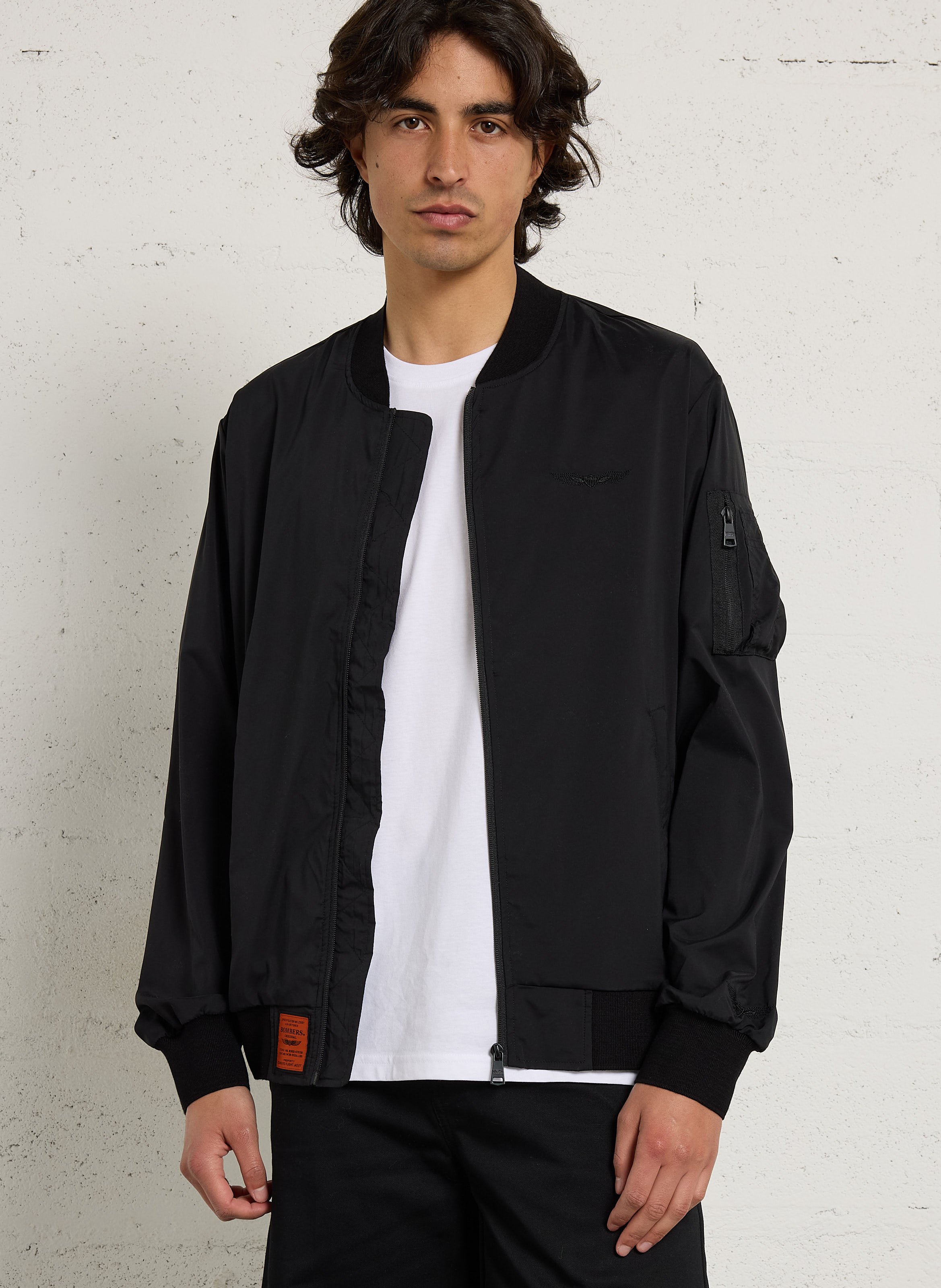 Chaqueta oversize cuello teddy BOMBERS ORIGINAL