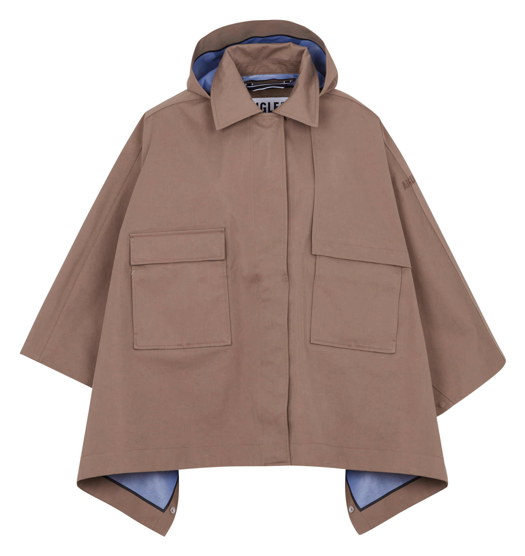 Veste col classique en coton mélangé AIGLE Marron