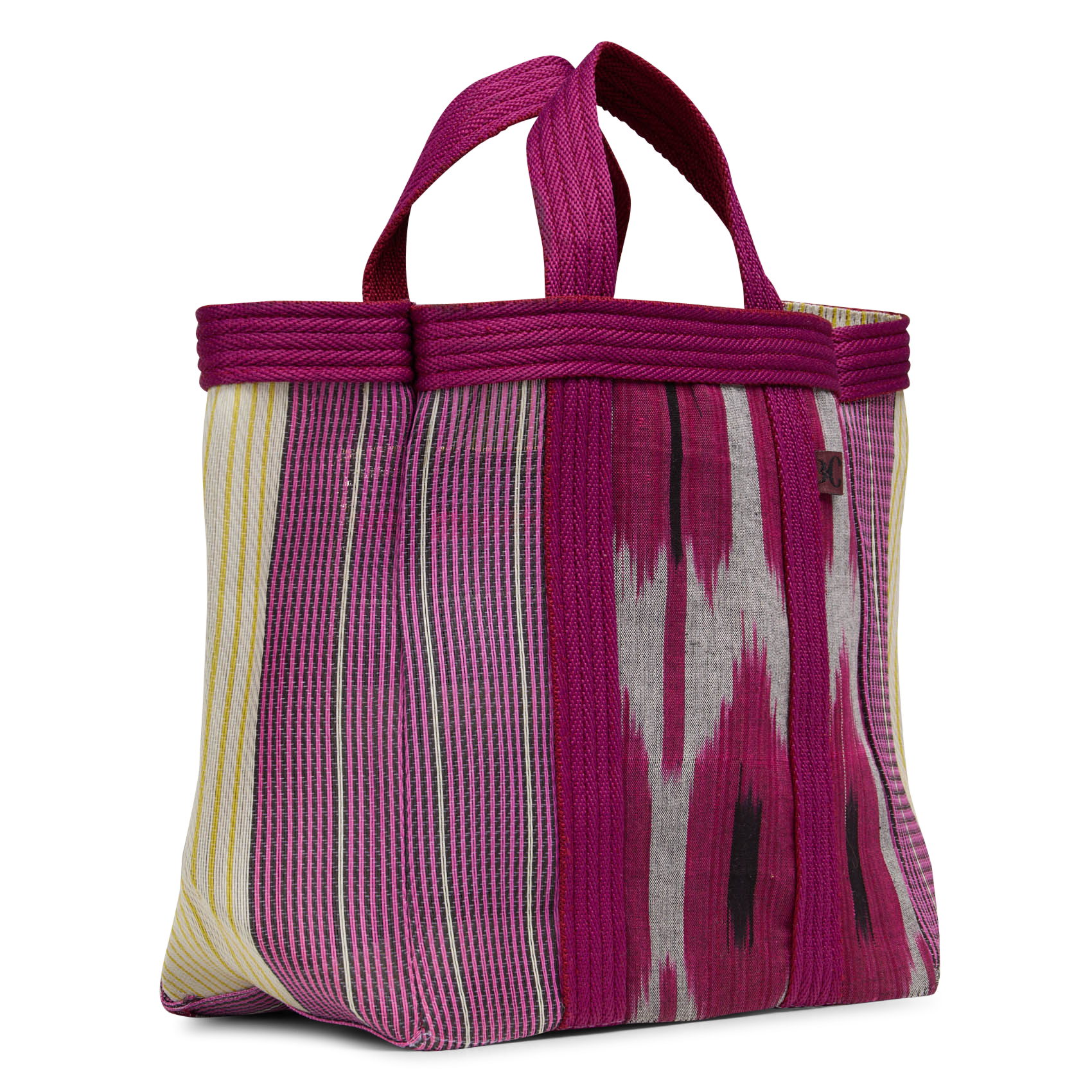 Sac cabas tissé imprimé BABACHIC BAGS Multicolored