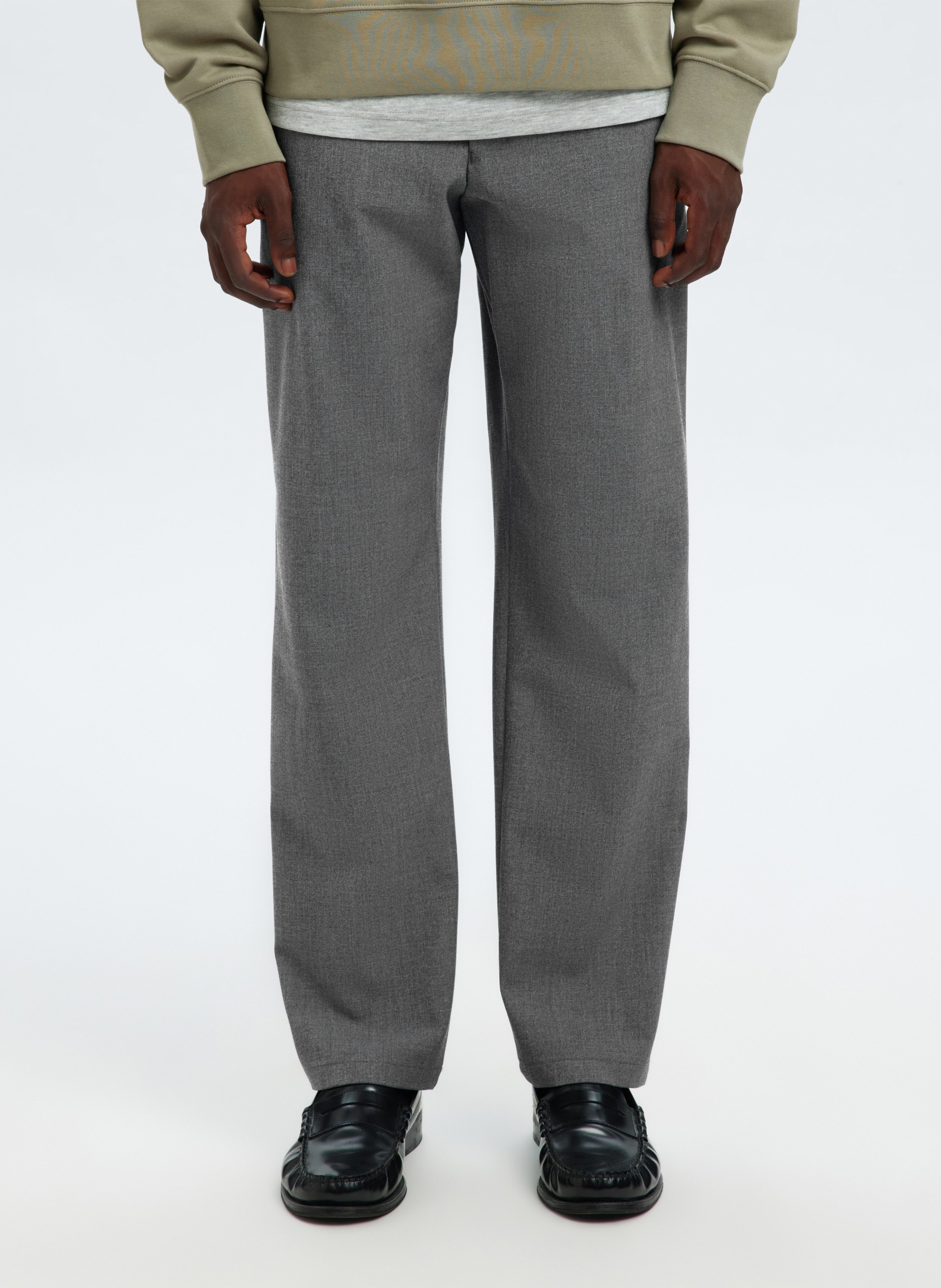 Gerade Hose aus recycelten Mischfasern SELECTED