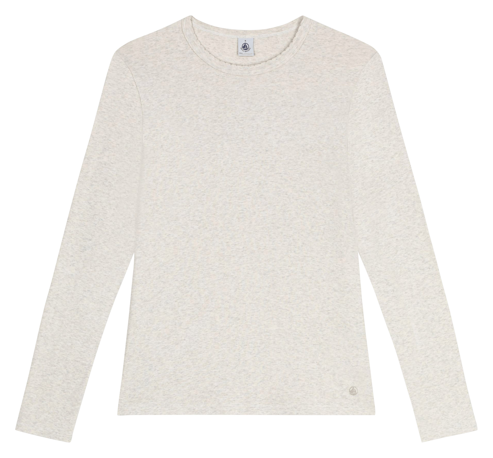 Gerade geschnittenes Baumwoll-T-Shirt PETIT BATEAU Beige
