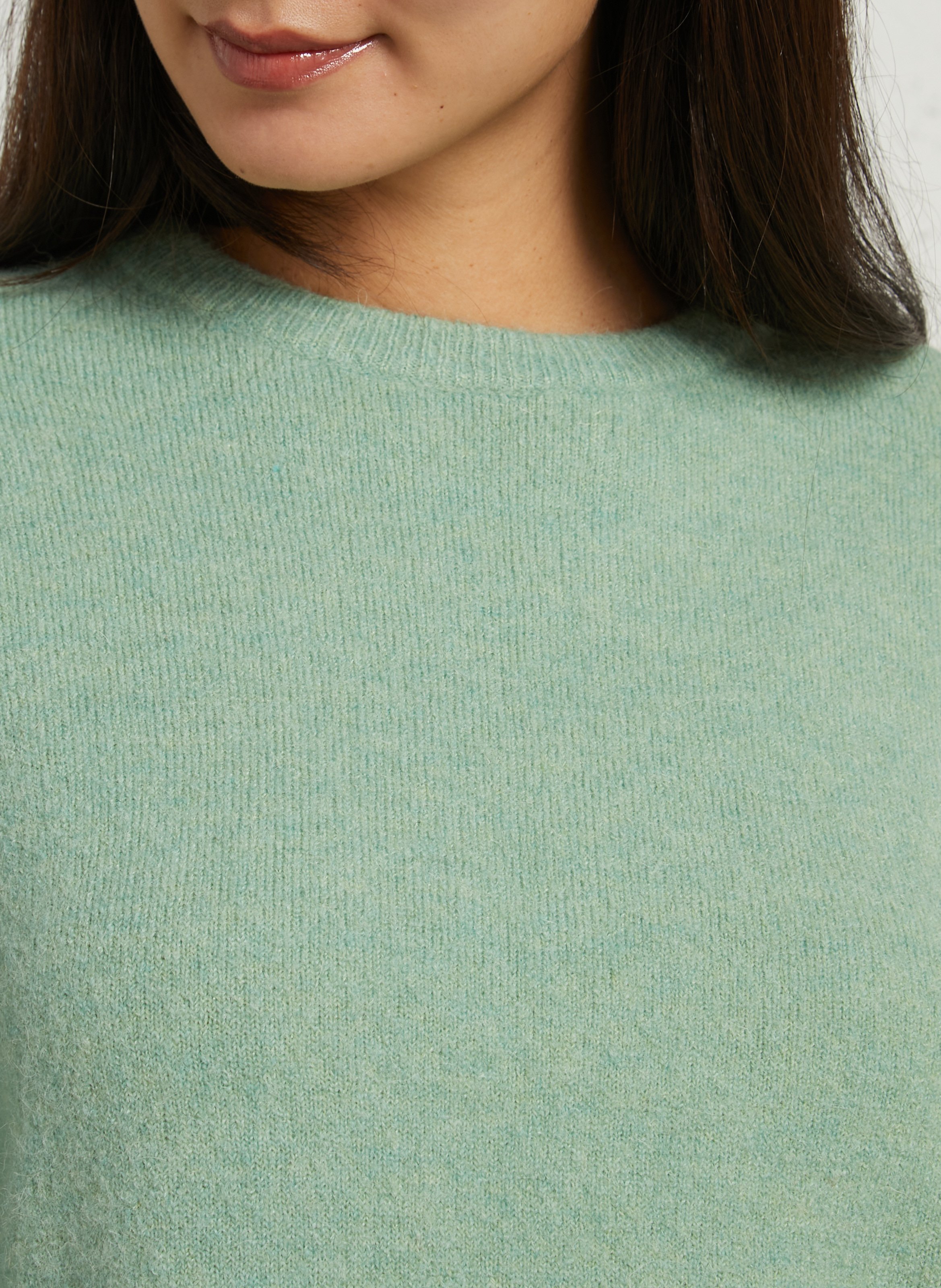 Weiter Pullover mit Rundhalsausschnitt LEON & HARPER Gelb