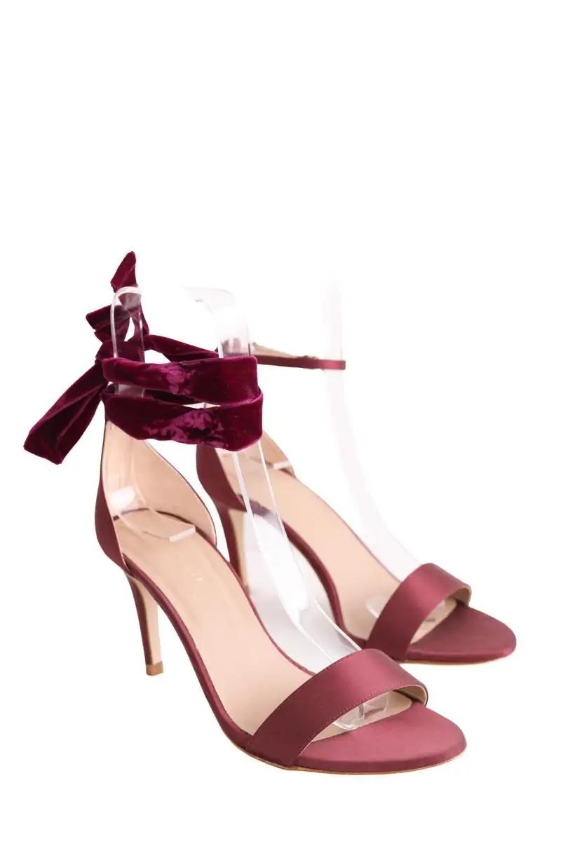 Faux leather sandals LK BENNETT - Seconde Main Red