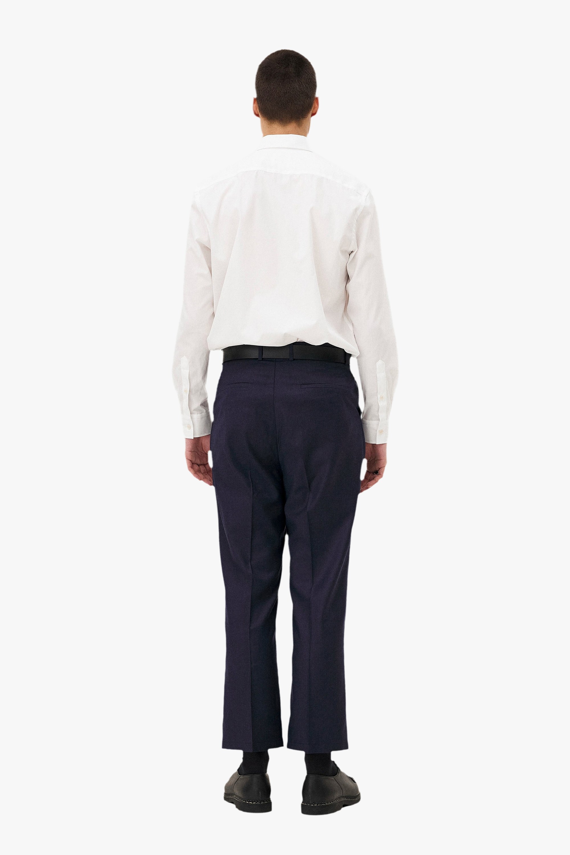 Striped Curtis Shirt | White Noyoco Men
