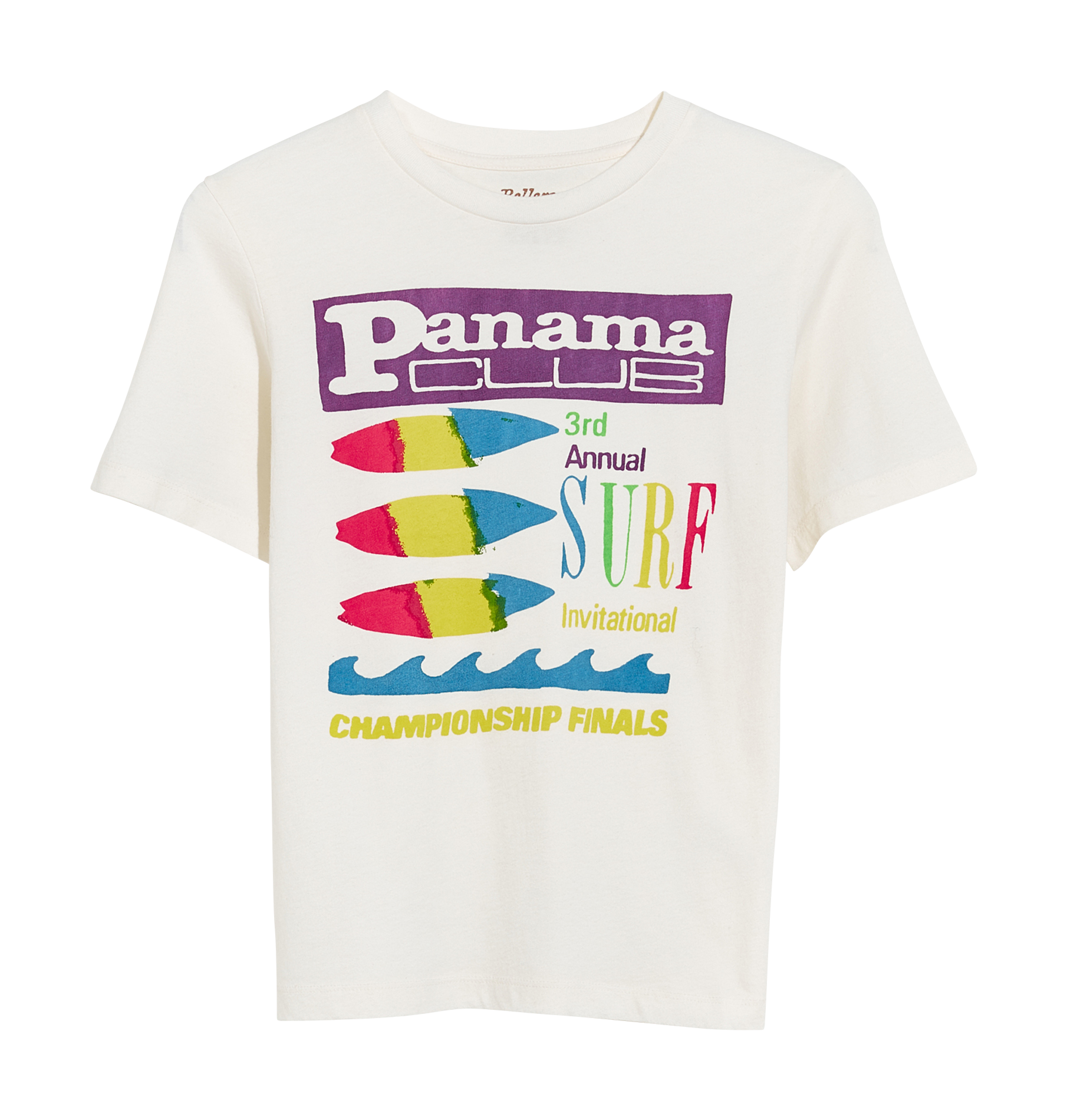 Round-neck cotton T-shirt BELLEROSE White