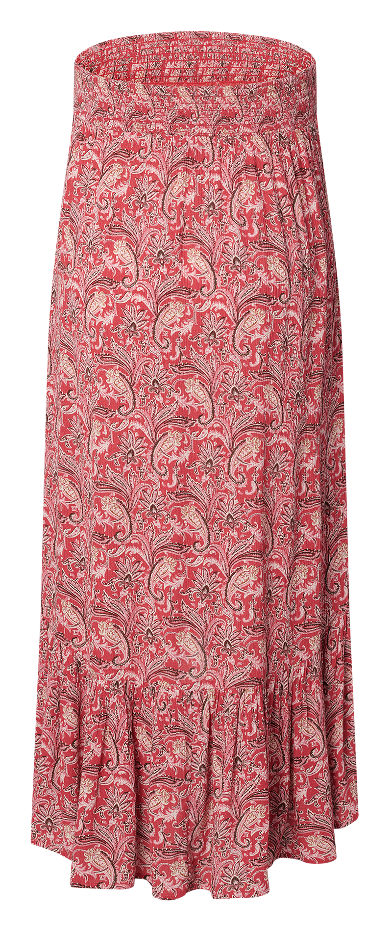 Jupe longues de grossesse imprimée  NOPPIES Rouge