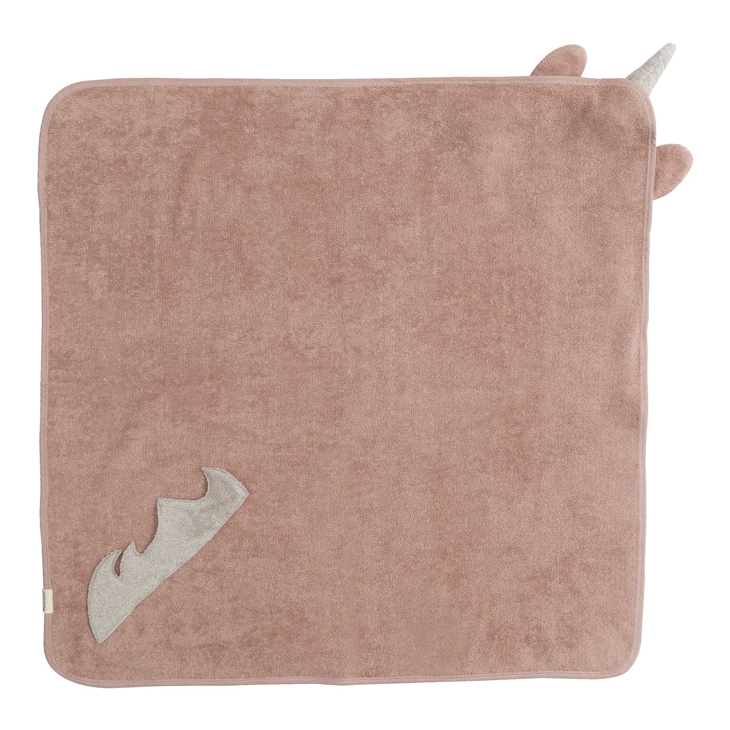 Unicorn hooded towel KINDSGUT Pink