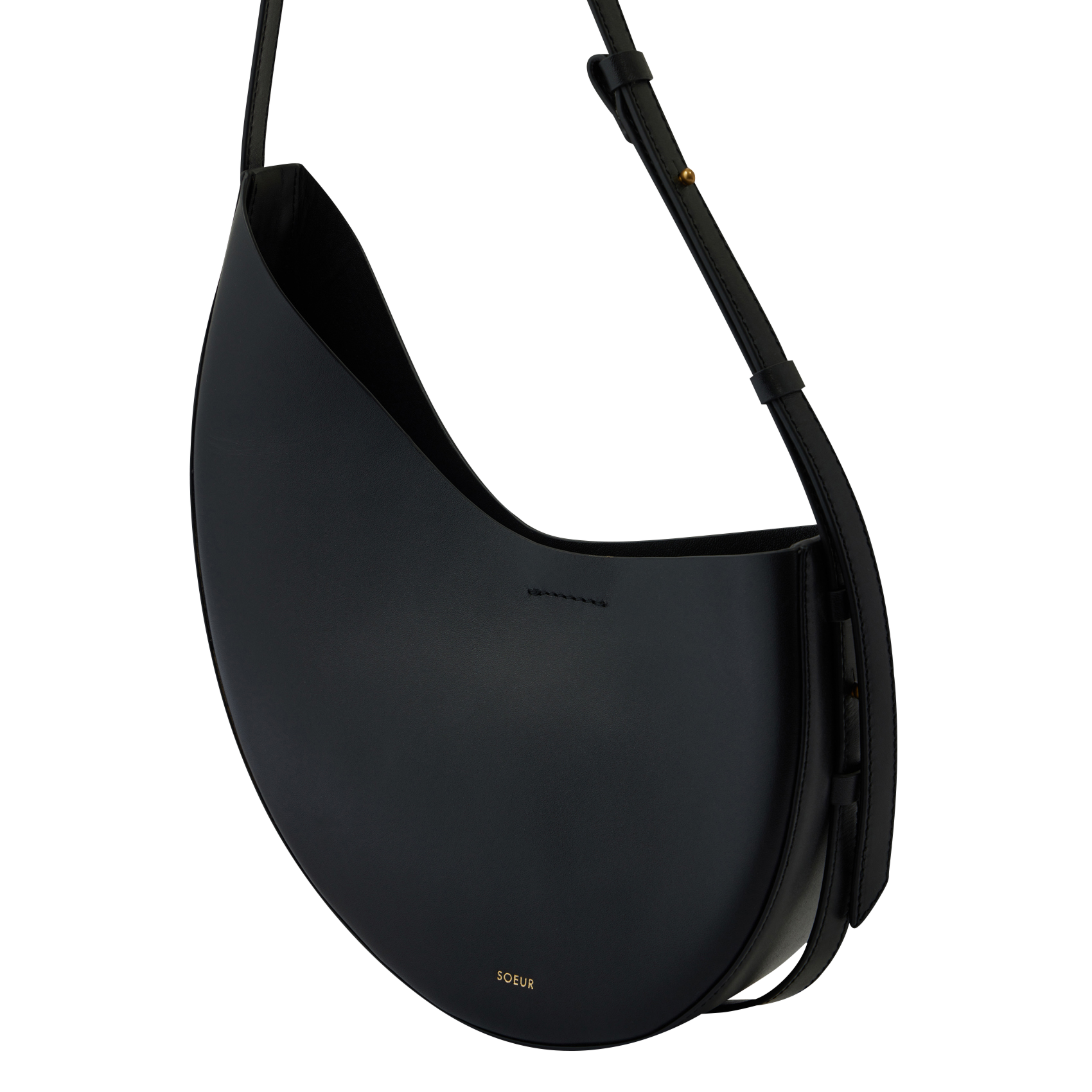 Leather mini-bag SOEUR Black