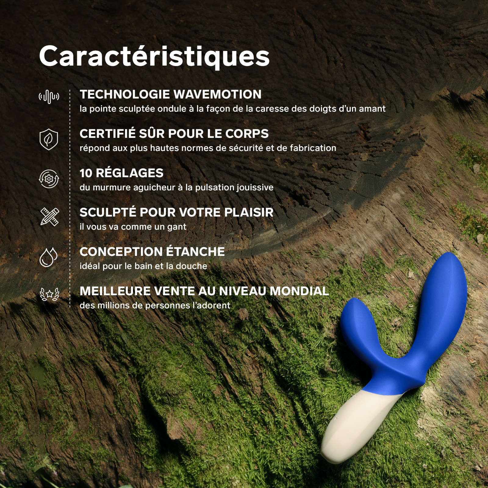 Men's Prostate Massager Bleu