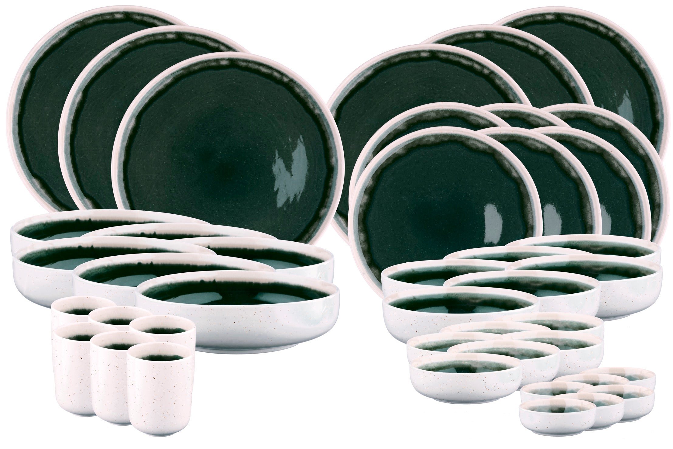 Oxygen complete service - 42 pieces - verdigris BJORN Grey