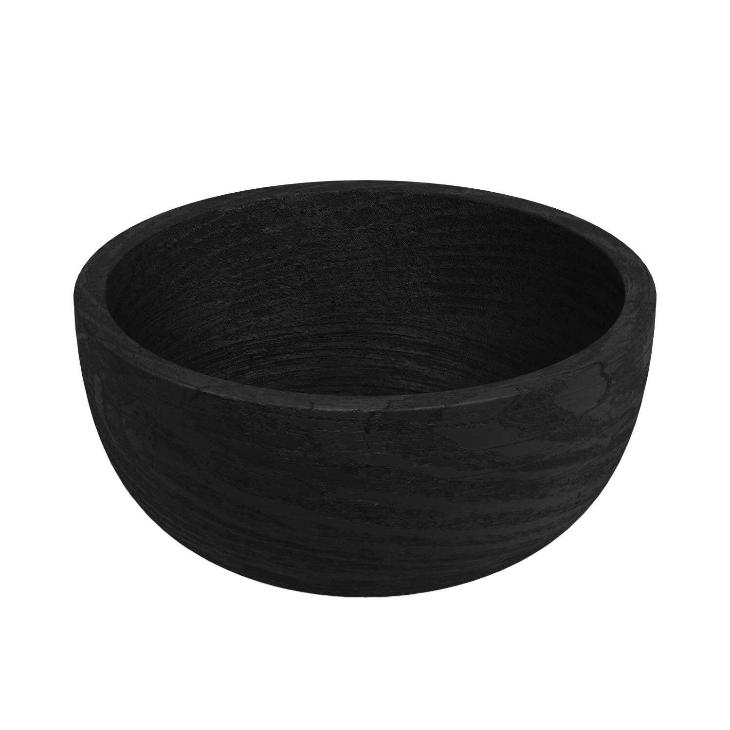 Decorative paulownia wood bowl POTIRON PARIS Black