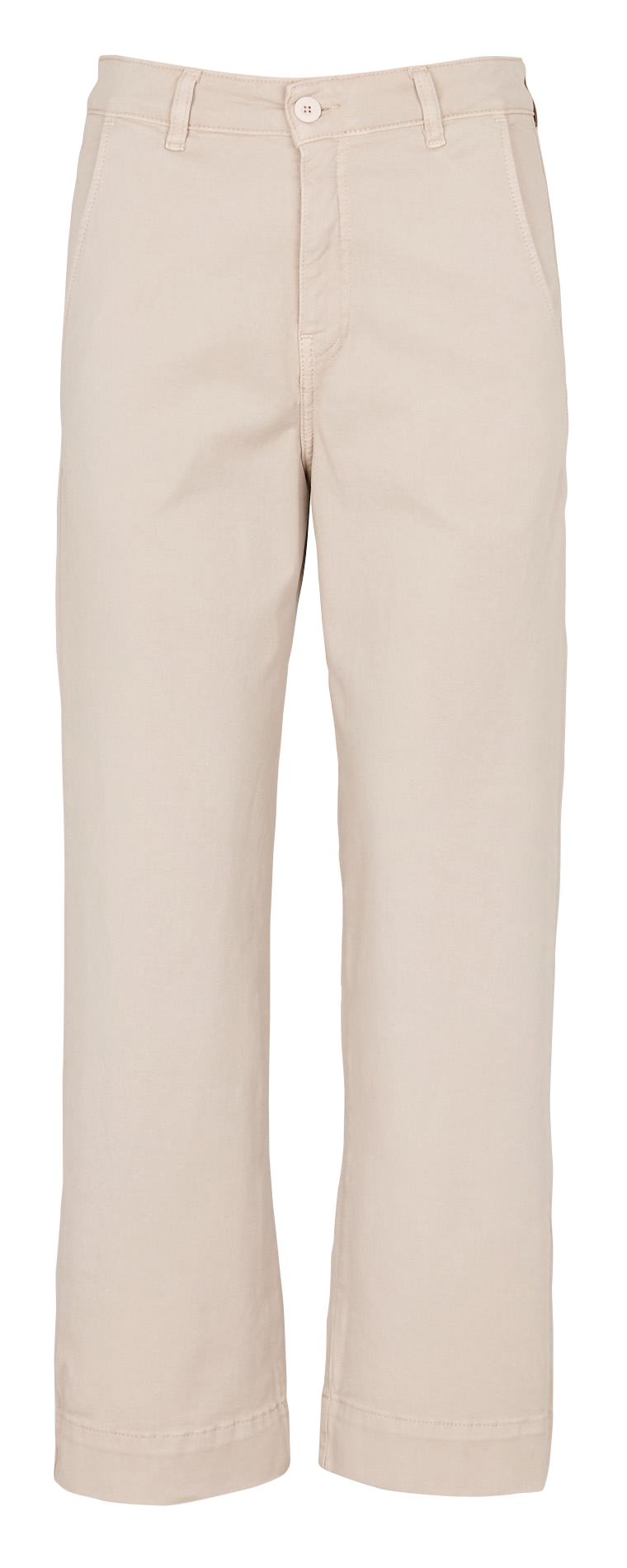 Gerade geschnittene Hose aus Baumwollstretch ACQUAVERDE Beige